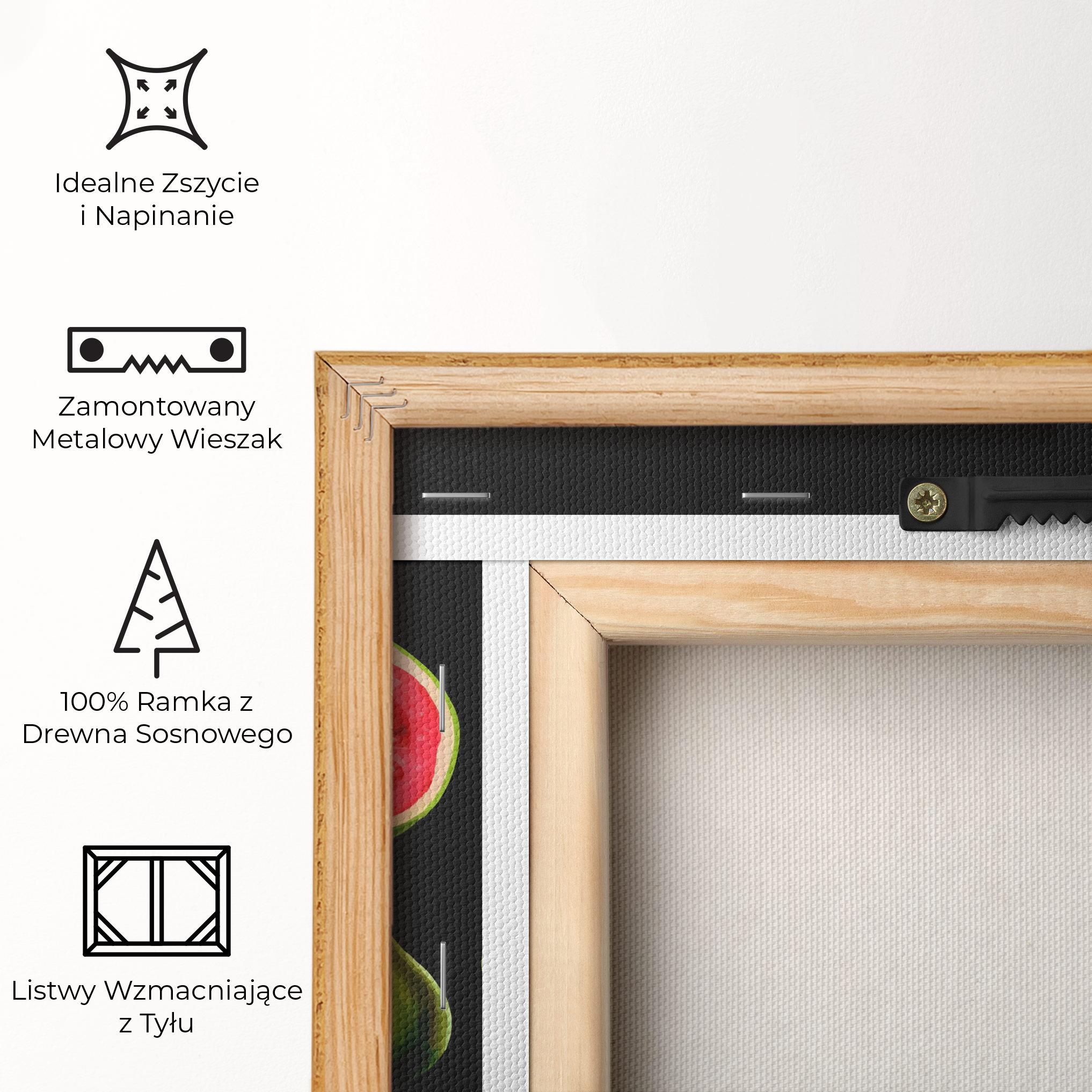 Obraz na Płótnie Green Fruit mockup 5