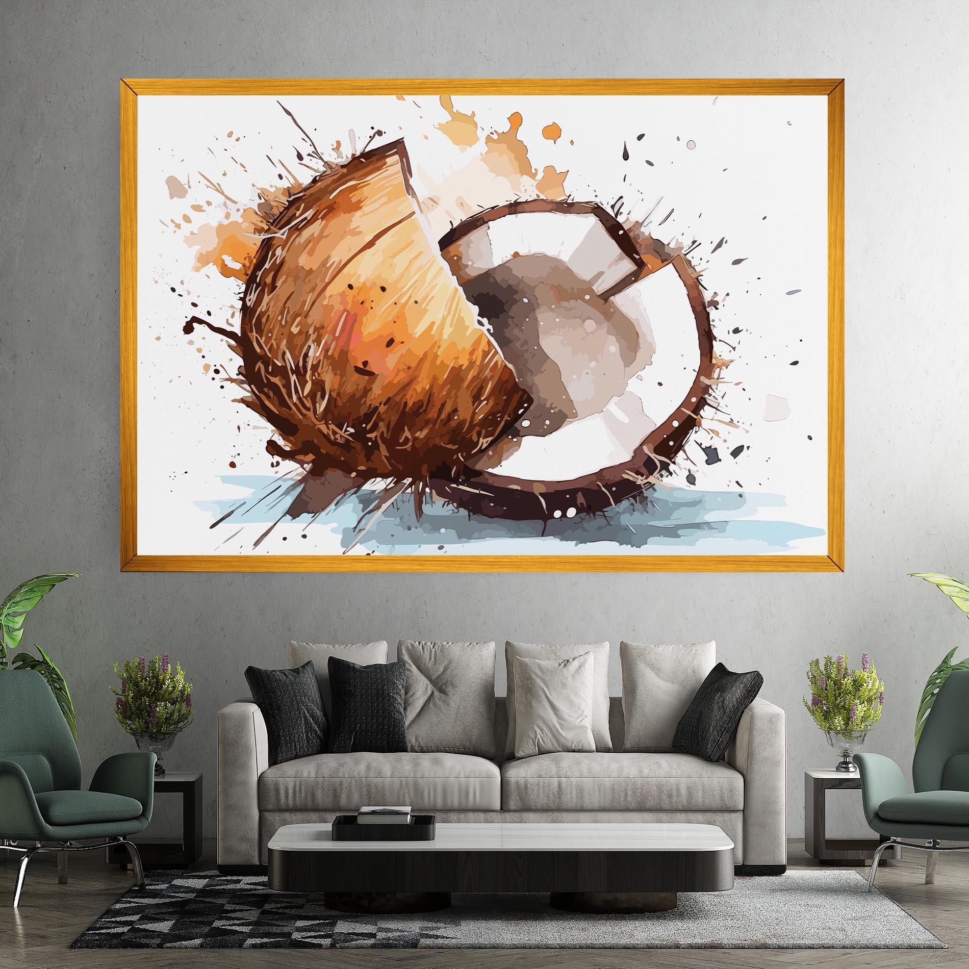 Obraz na Płótnie Coconut Art mockup 7