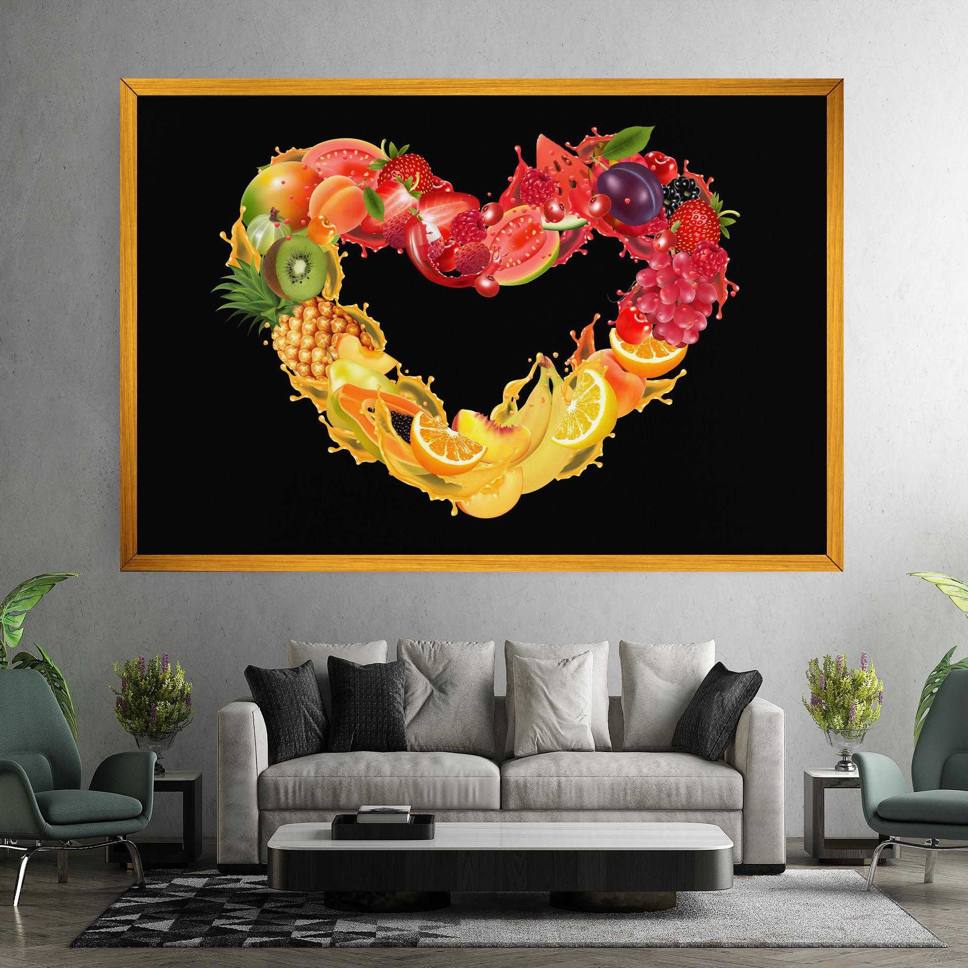 Obraz na Płótnie Juice Frame mockup 7