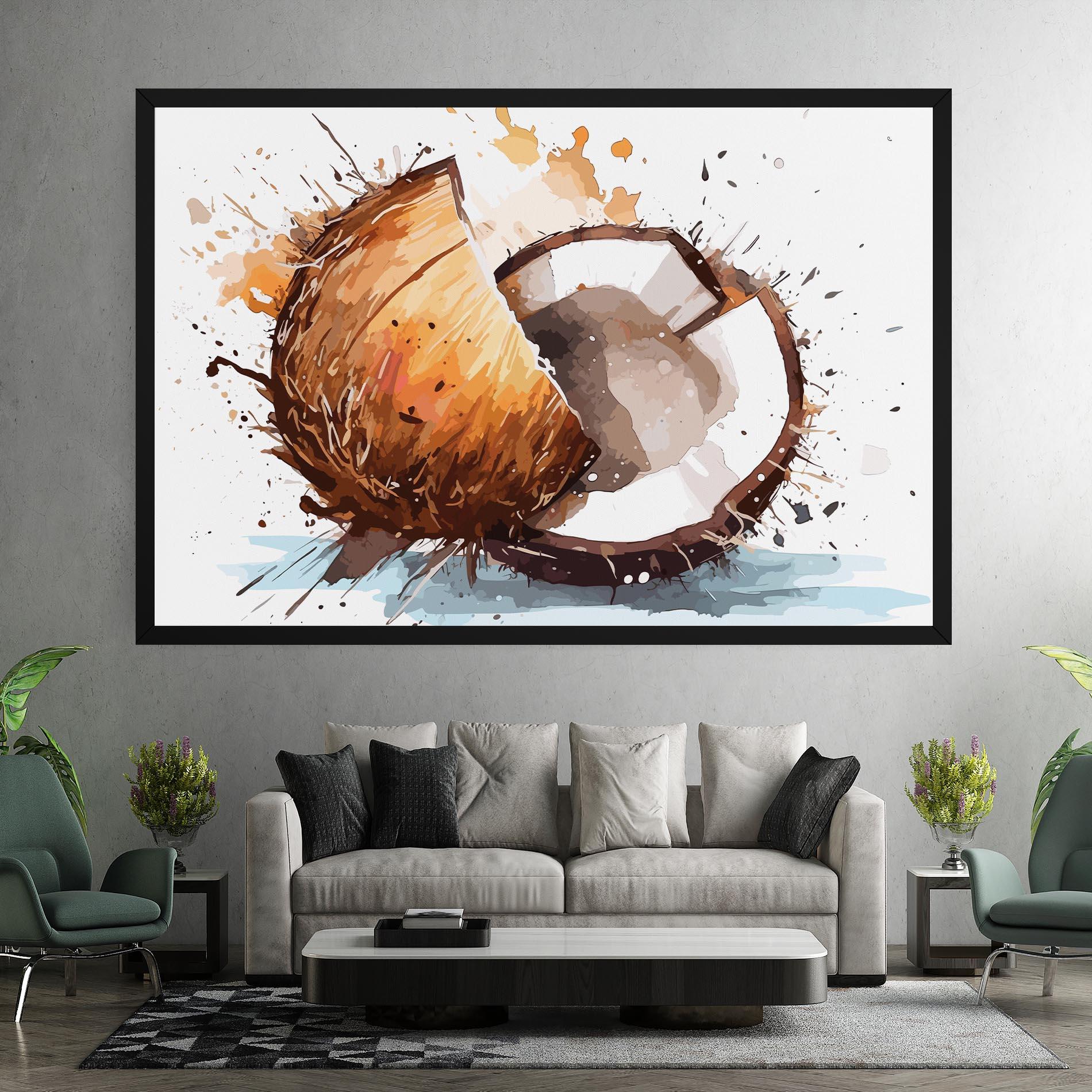 Obraz na Płótnie Coconut Art mockup 7