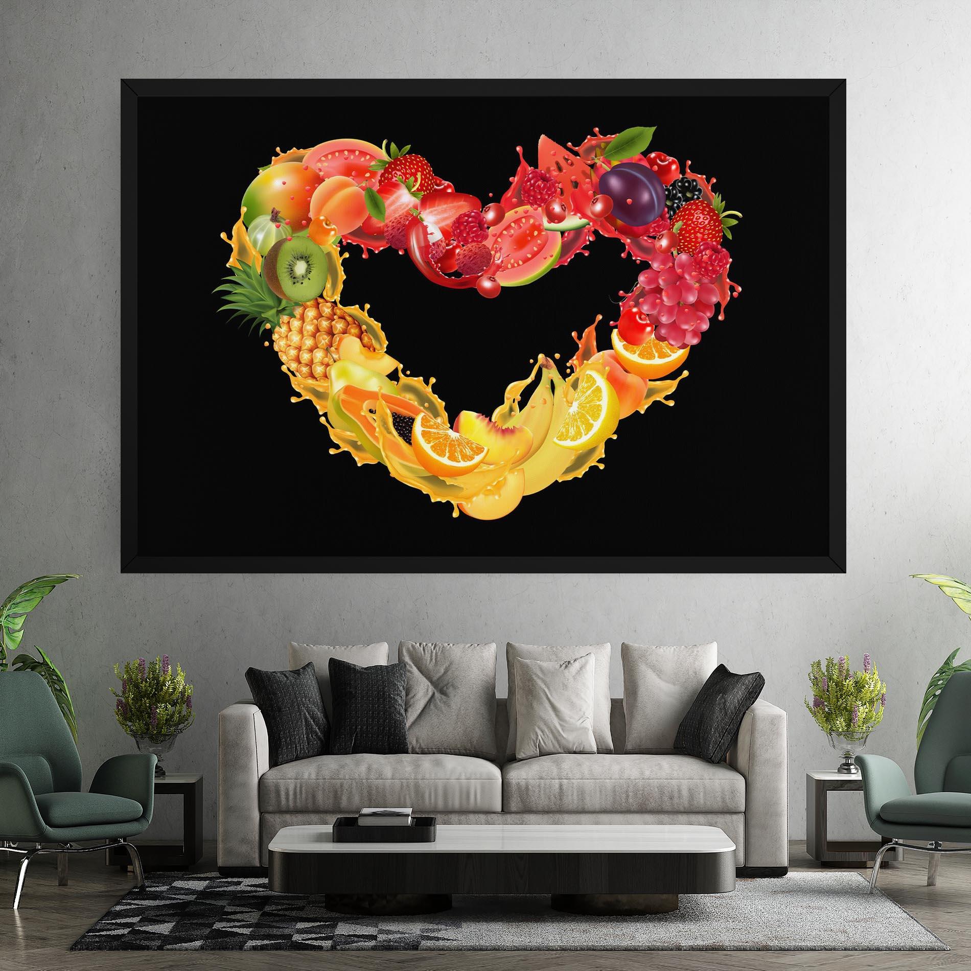 Obraz na Płótnie Juice Frame mockup 7