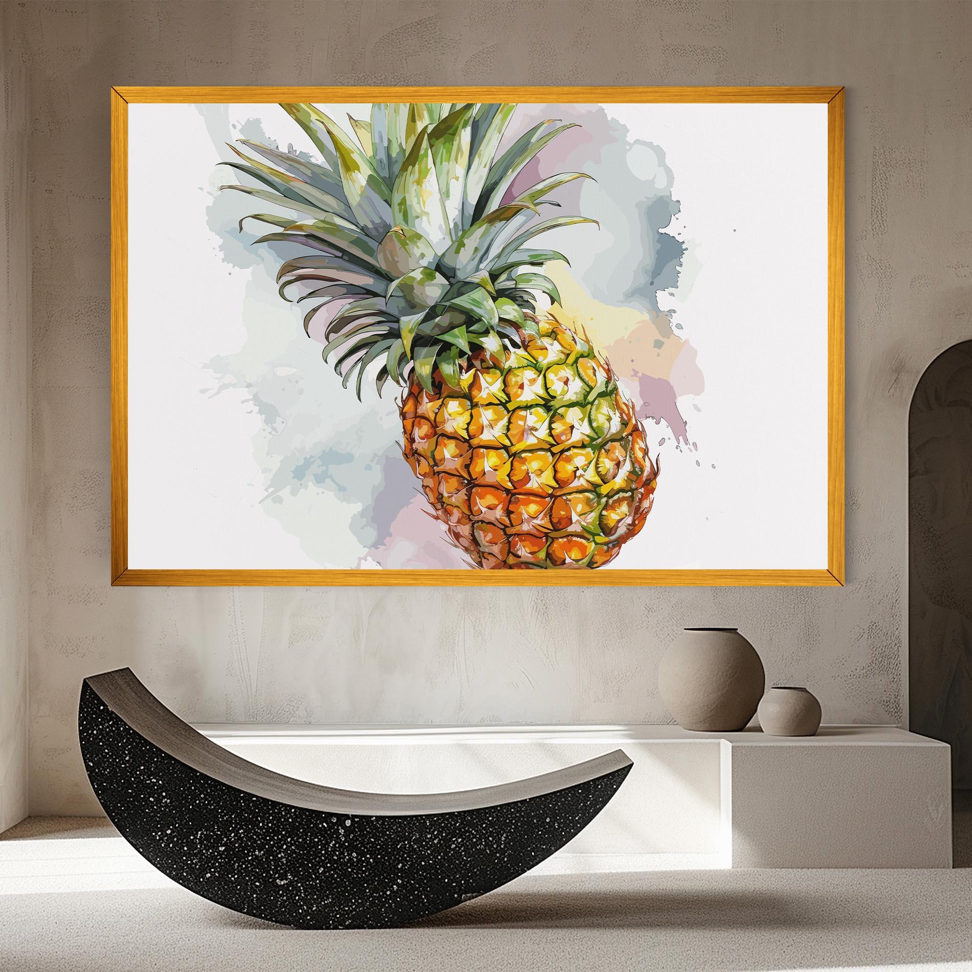 Obraz na Płótnie Artistic Pineapple mockup 8