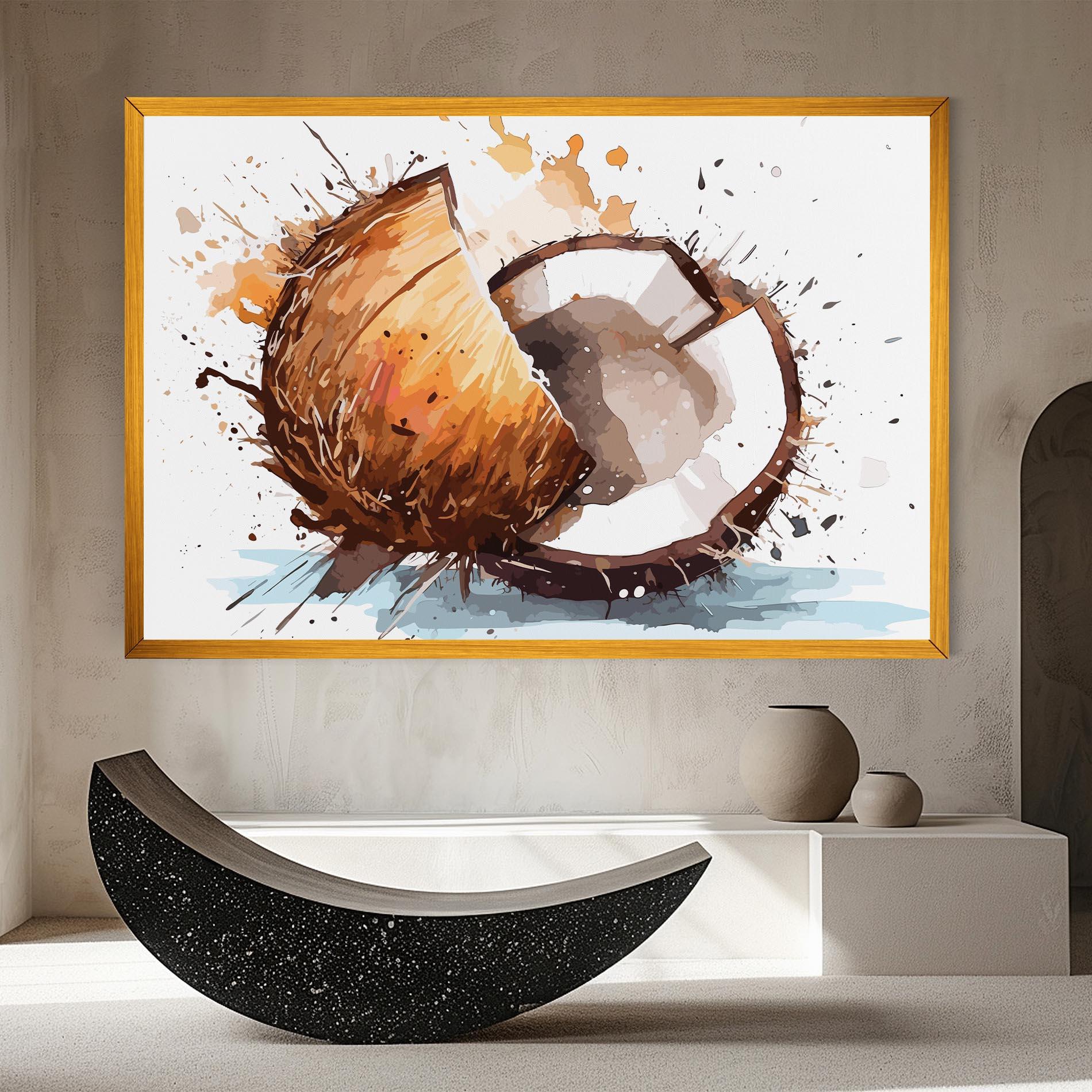 Obraz na Płótnie Coconut Art mockup 8