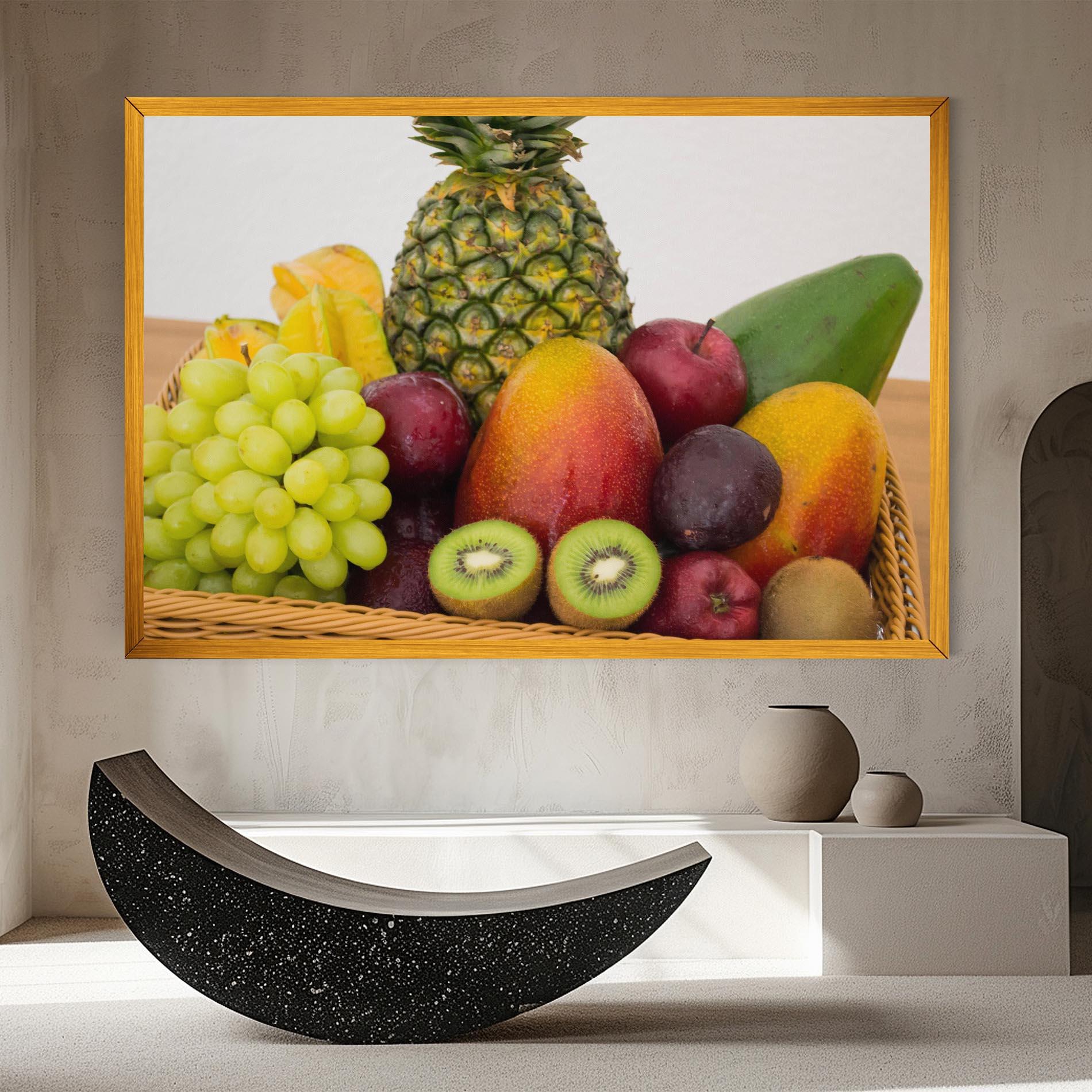 Obraz na Płótnie Fruit Basket mockup 8