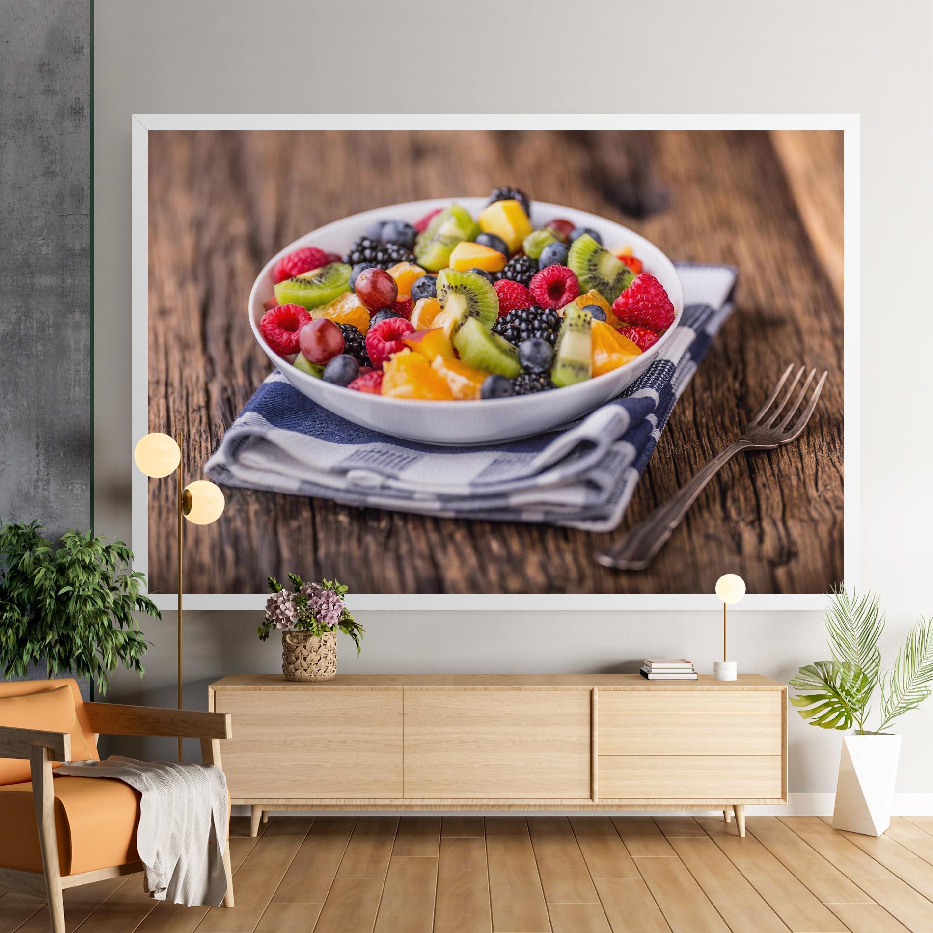 Obraz na Płótnie Fruit Salad mockup 9