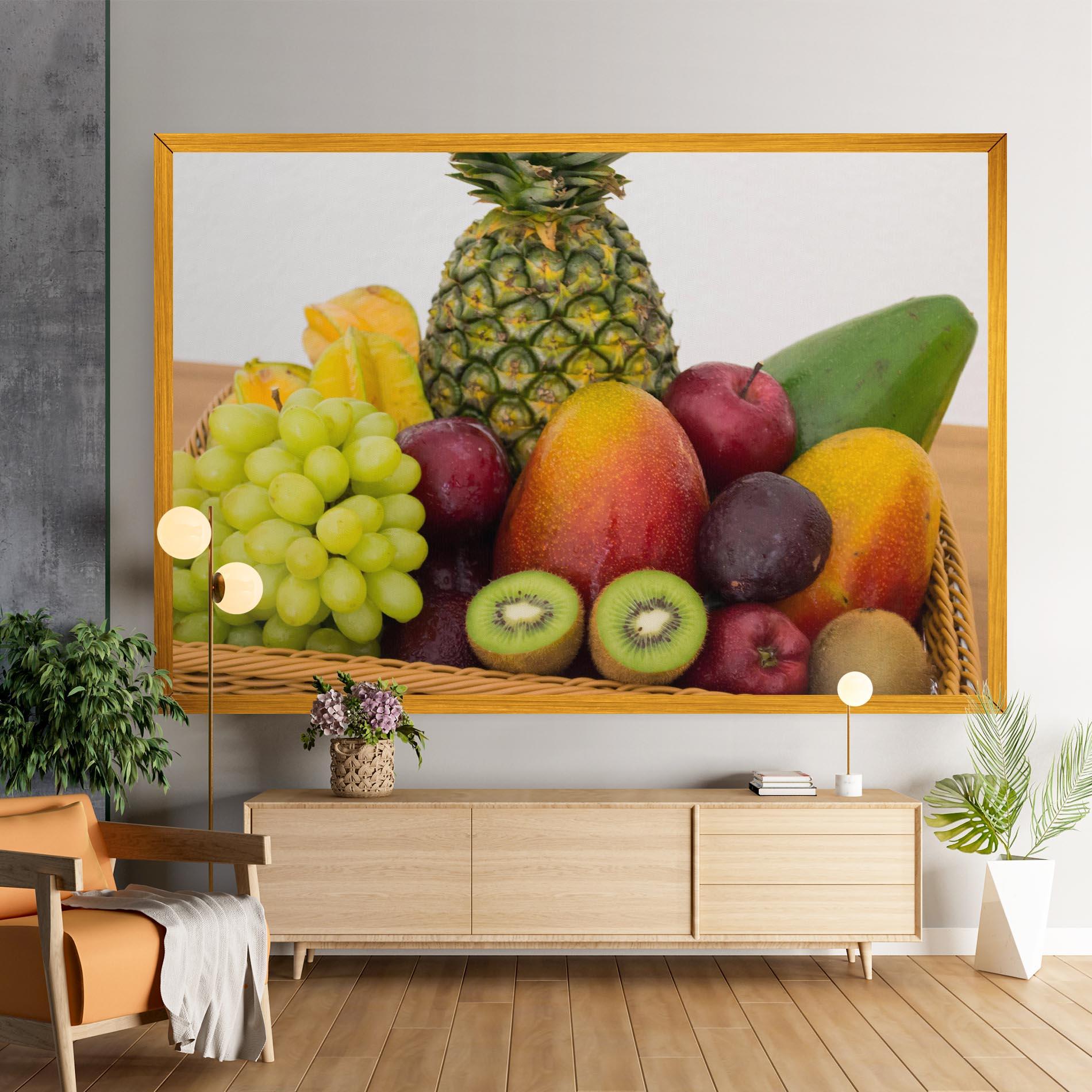 Obraz na Płótnie Fruit Basket mockup 9