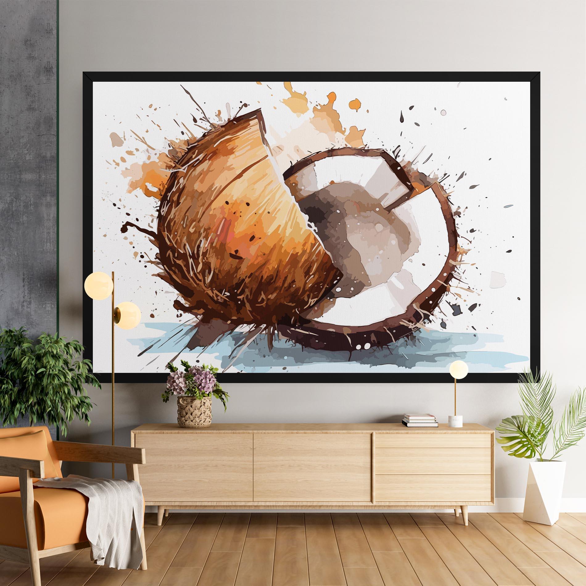 Obraz na Płótnie Coconut Art mockup 9