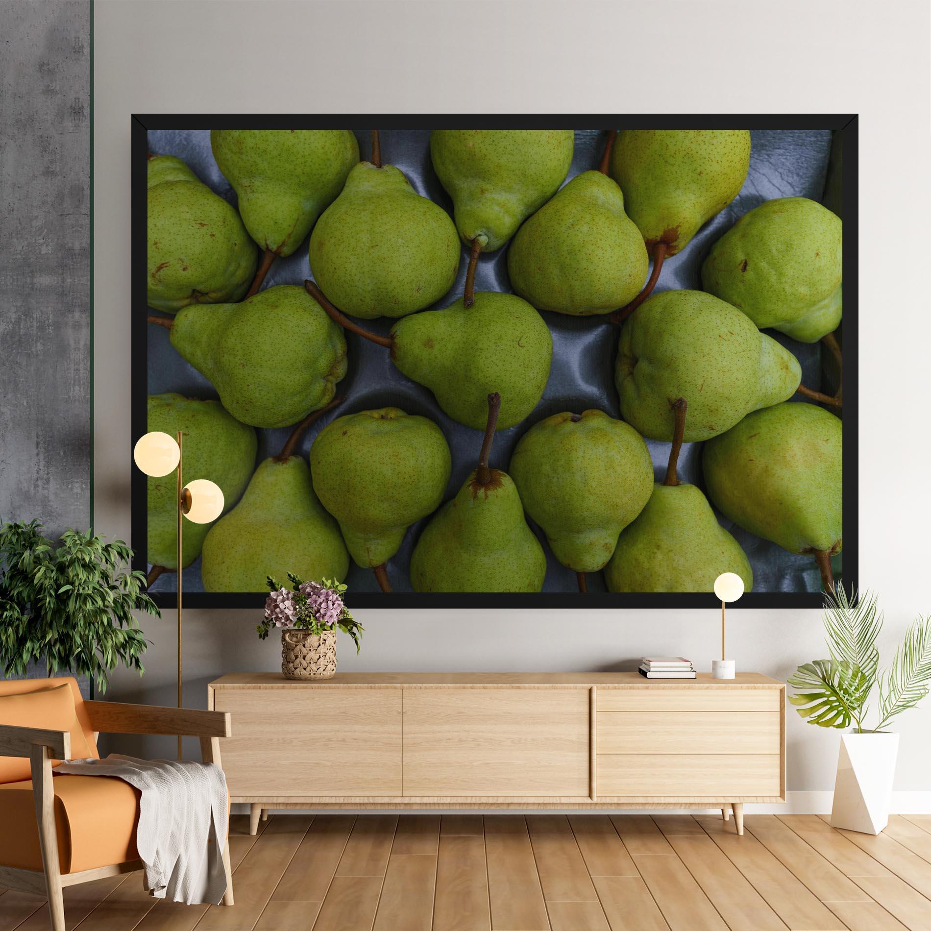 Obraz na Płótnie Green Pear mockup 9