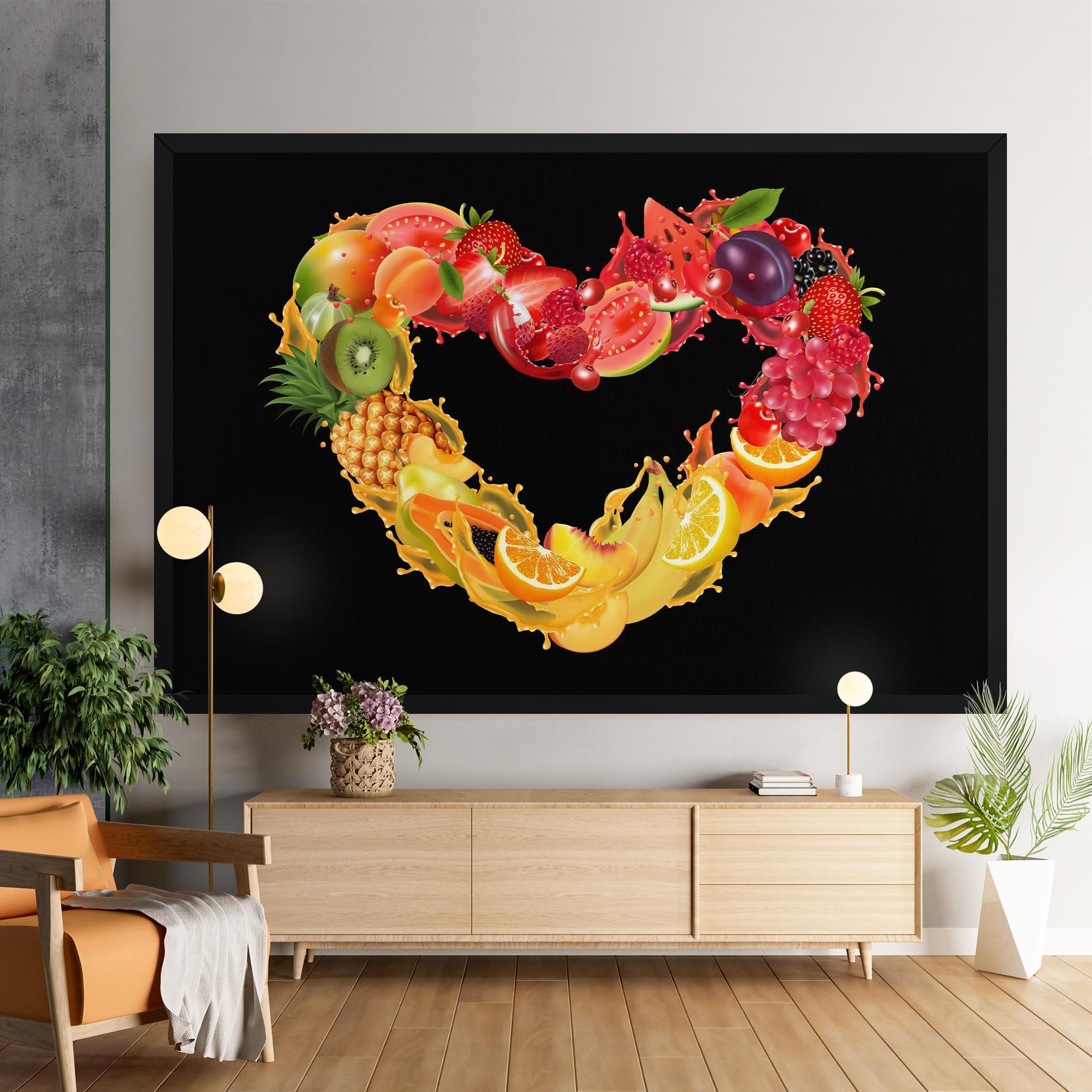 Obraz na Płótnie Juice Frame mockup 9