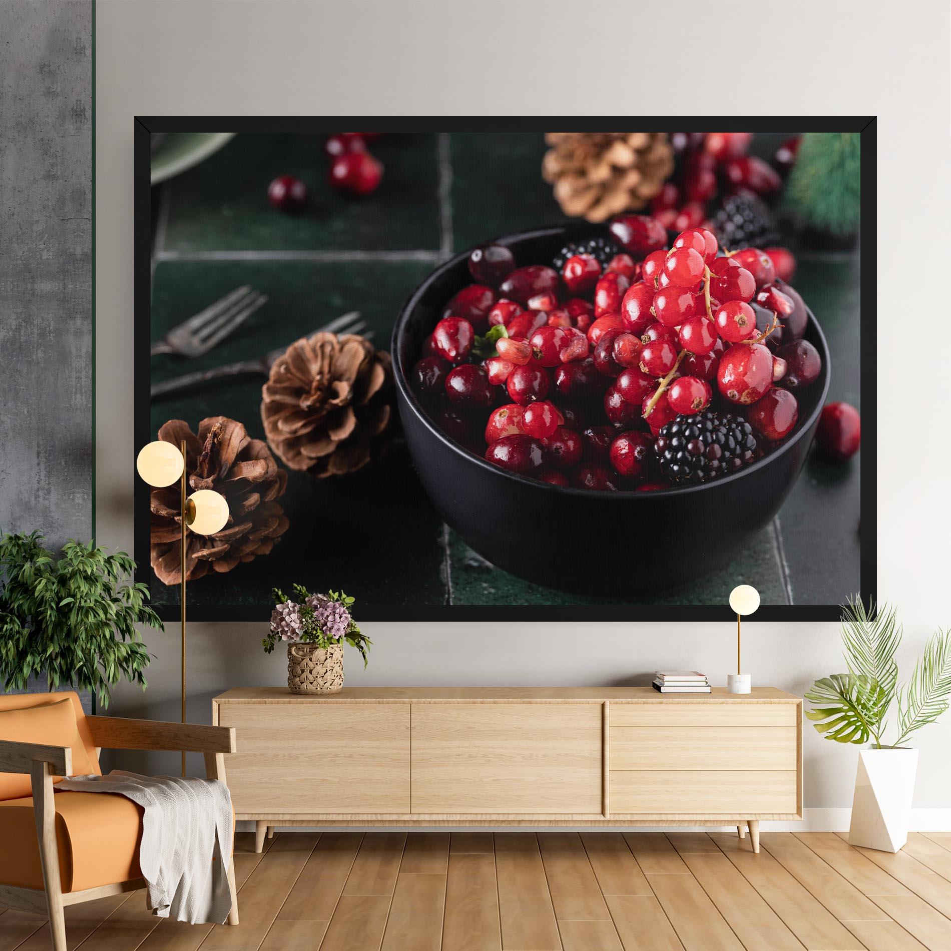 Obraz na Płótnie Red Berries mockup 9