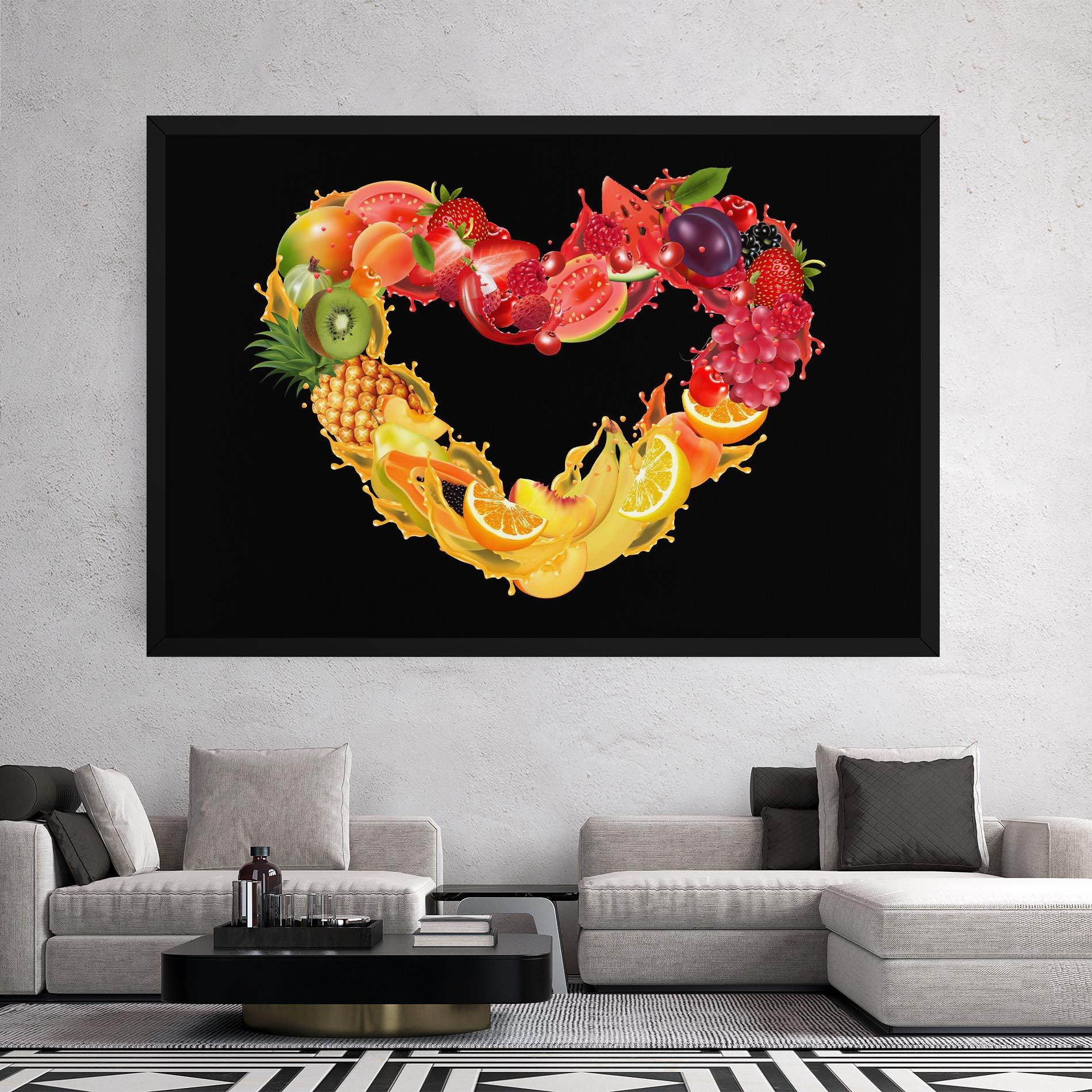 Obraz na Płótnie Juice Frame mockup 2