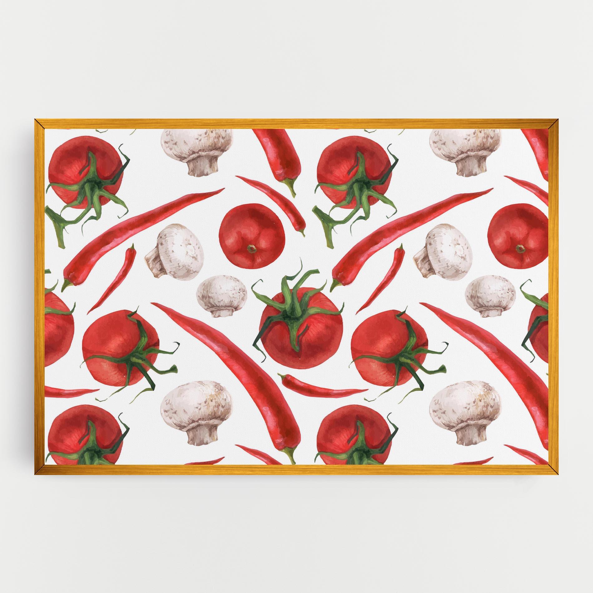 Obraz na Płótnie Floating Tomato mockup 0