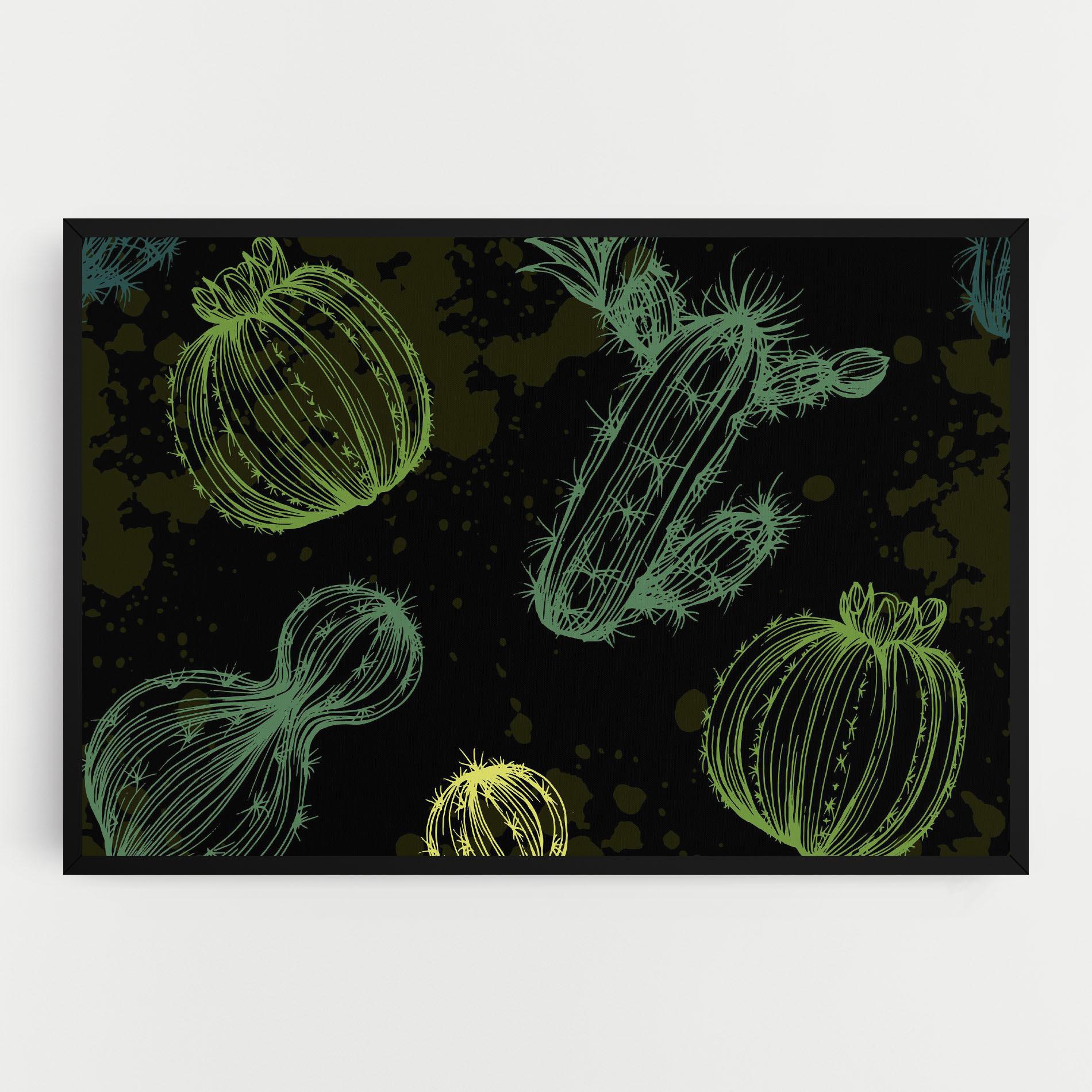 Obraz na Płótnie Cactus Art mockup 0