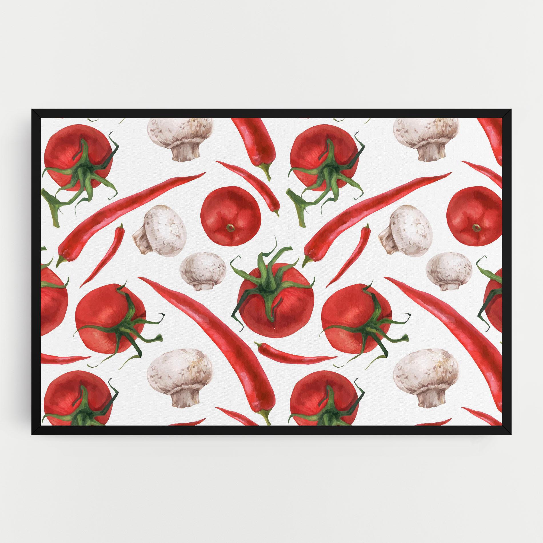 Obraz na Płótnie Floating Tomato mockup 0