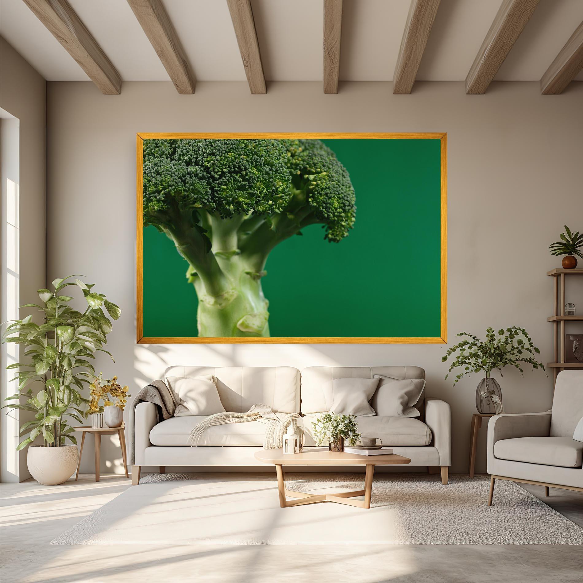Obraz na Płótnie Broccoli mockup 6