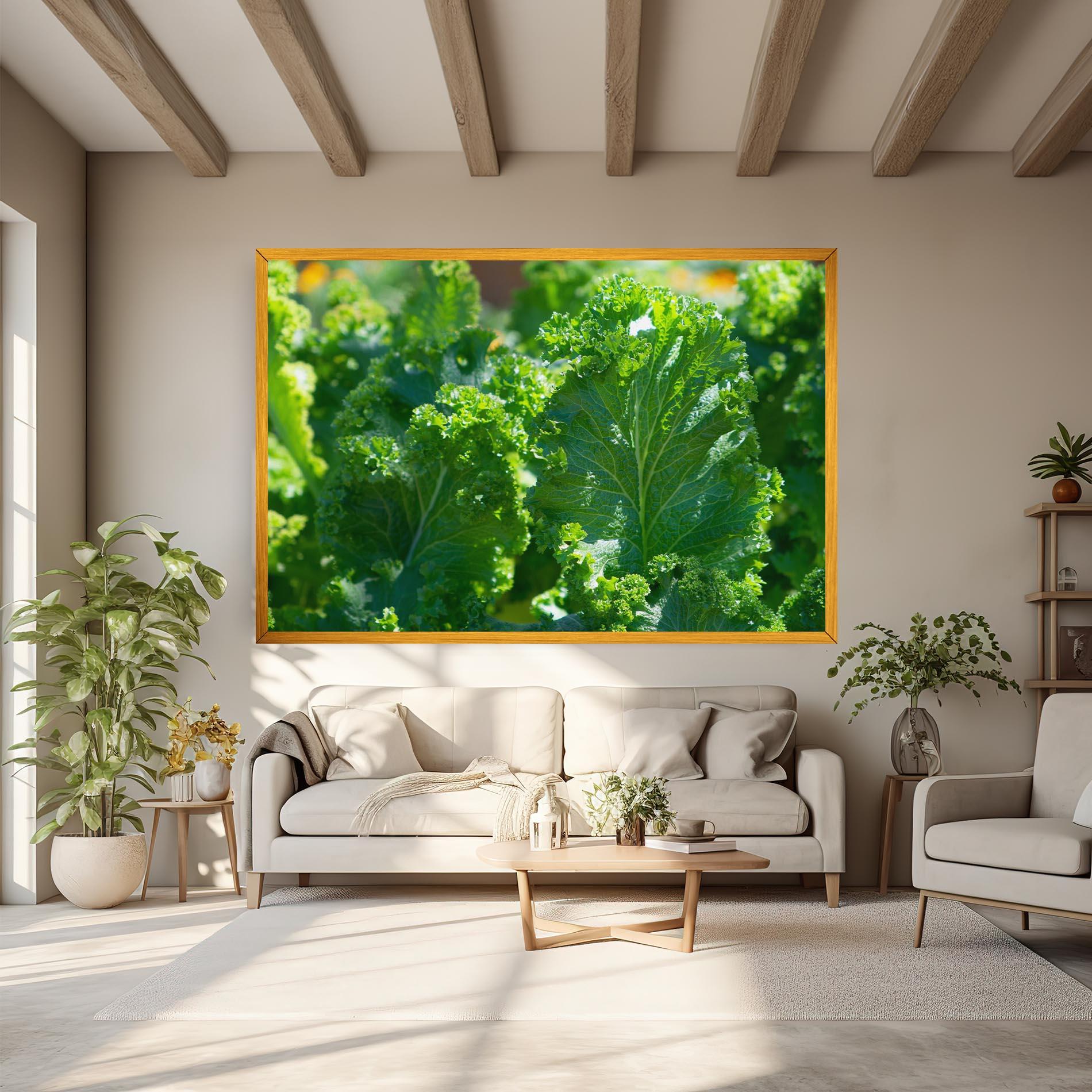 Obraz na Płótnie Lettuce View mockup 6