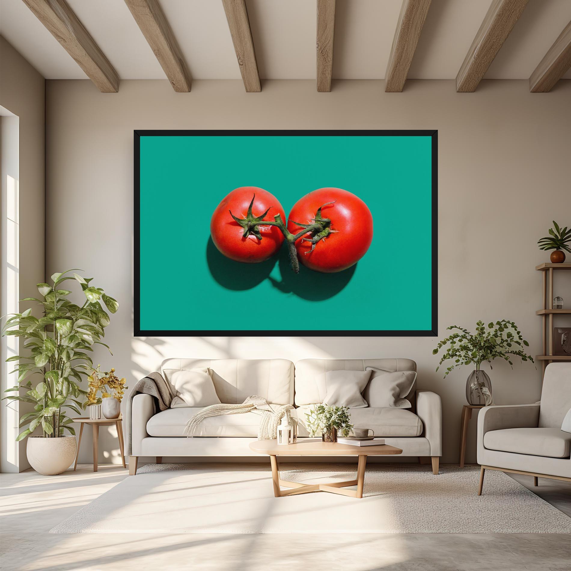 Obraz na Płótnie Clean Tomato mockup 6