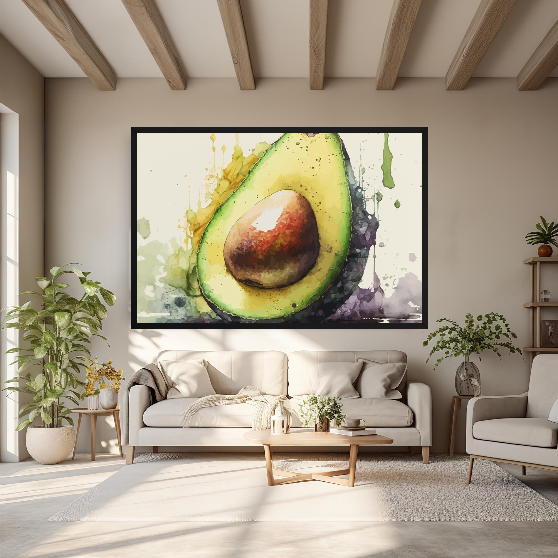 Obraz na Płótnie Green Avocado Art mockup 6
