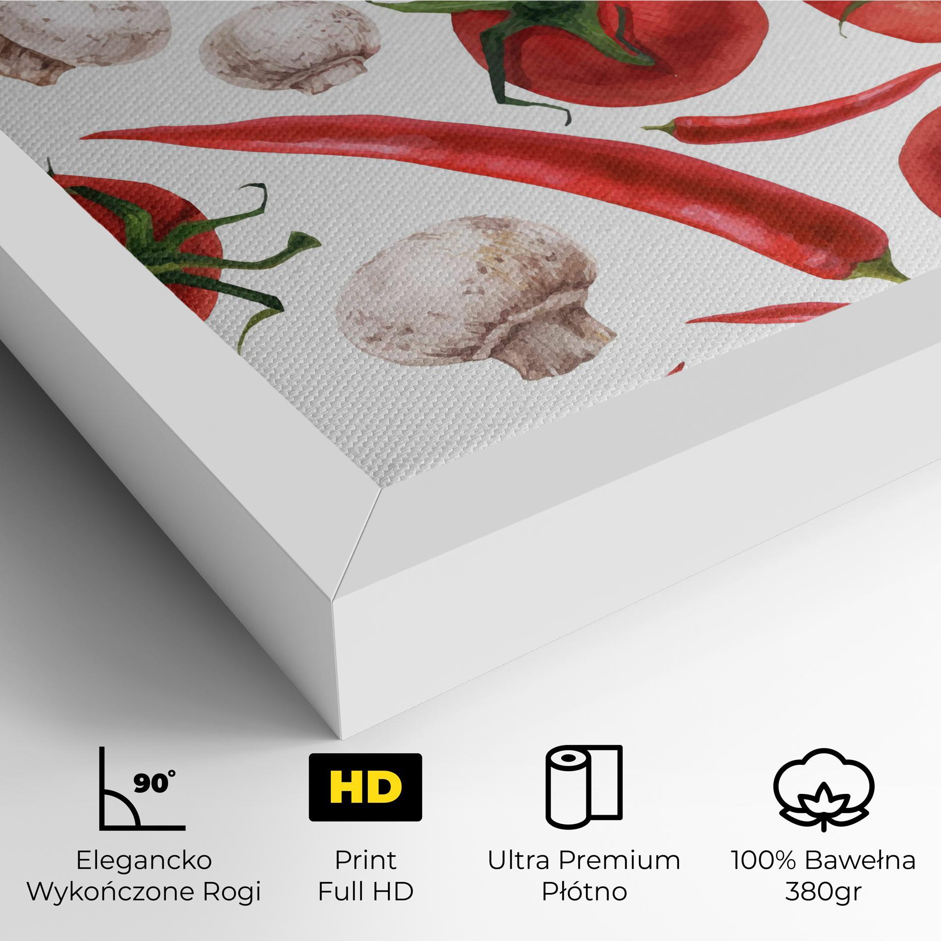 Obraz na Płótnie Floating Tomato mockup 4