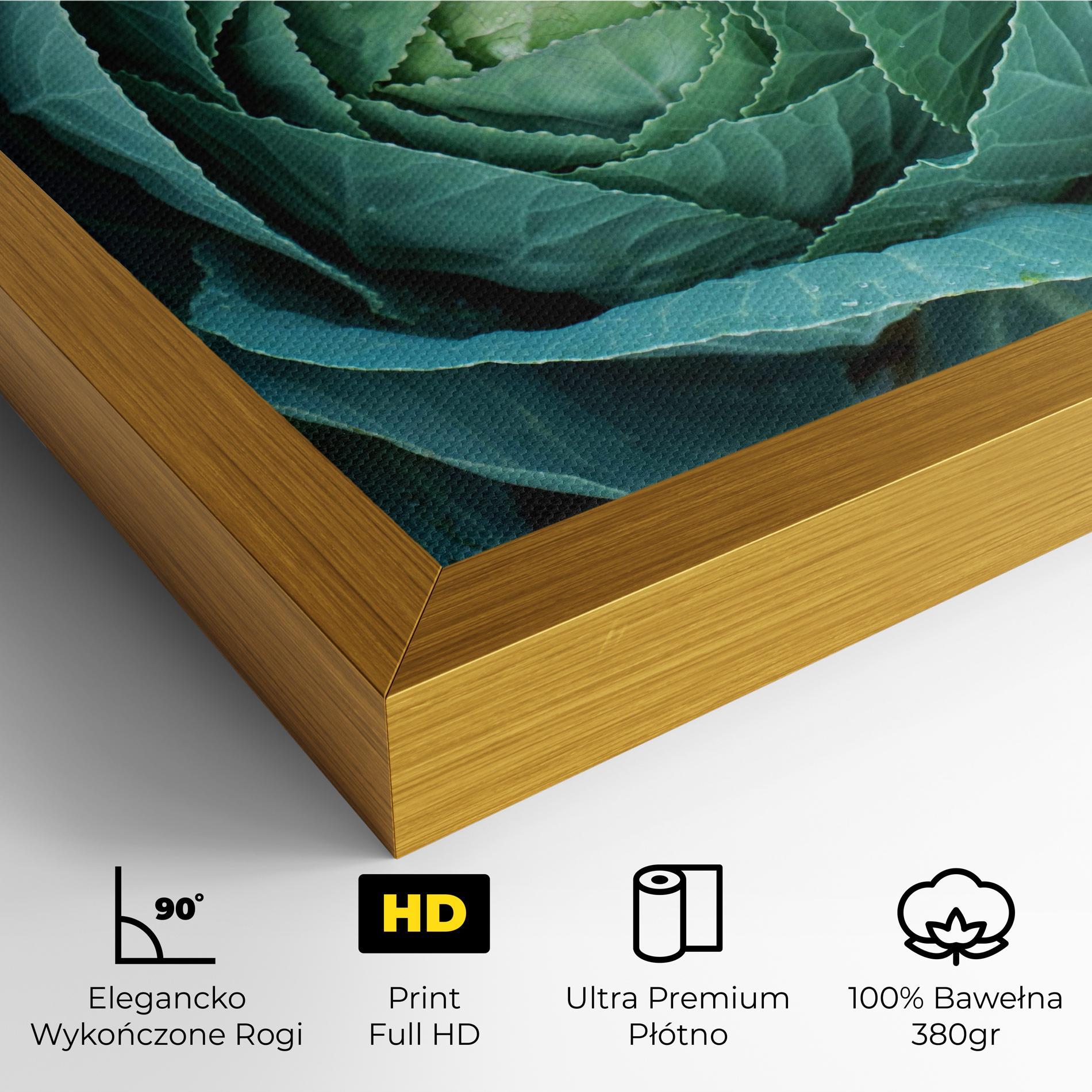 Obraz na Płótnie Blue Lettuce mockup 4