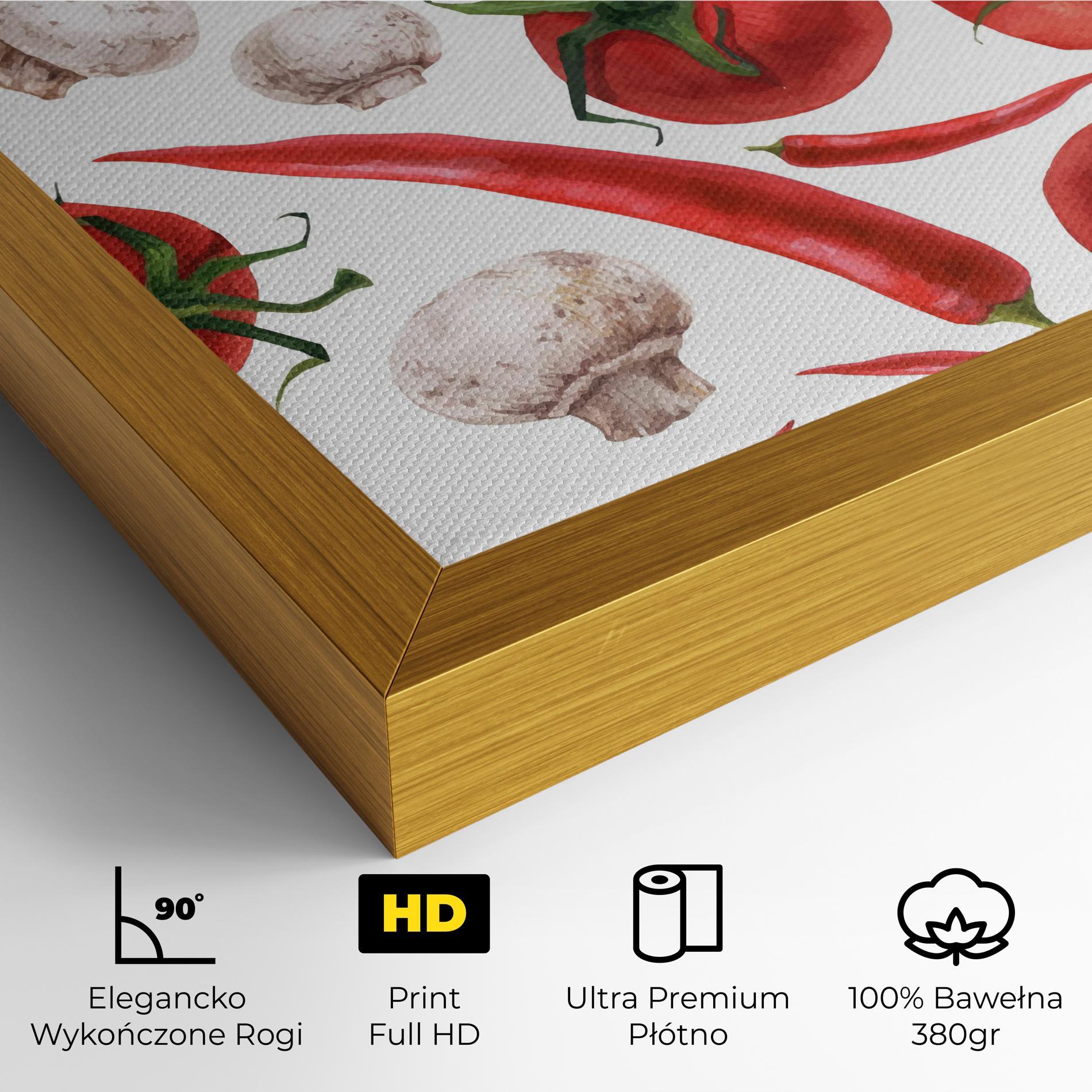 Obraz na Płótnie Floating Tomato mockup 4