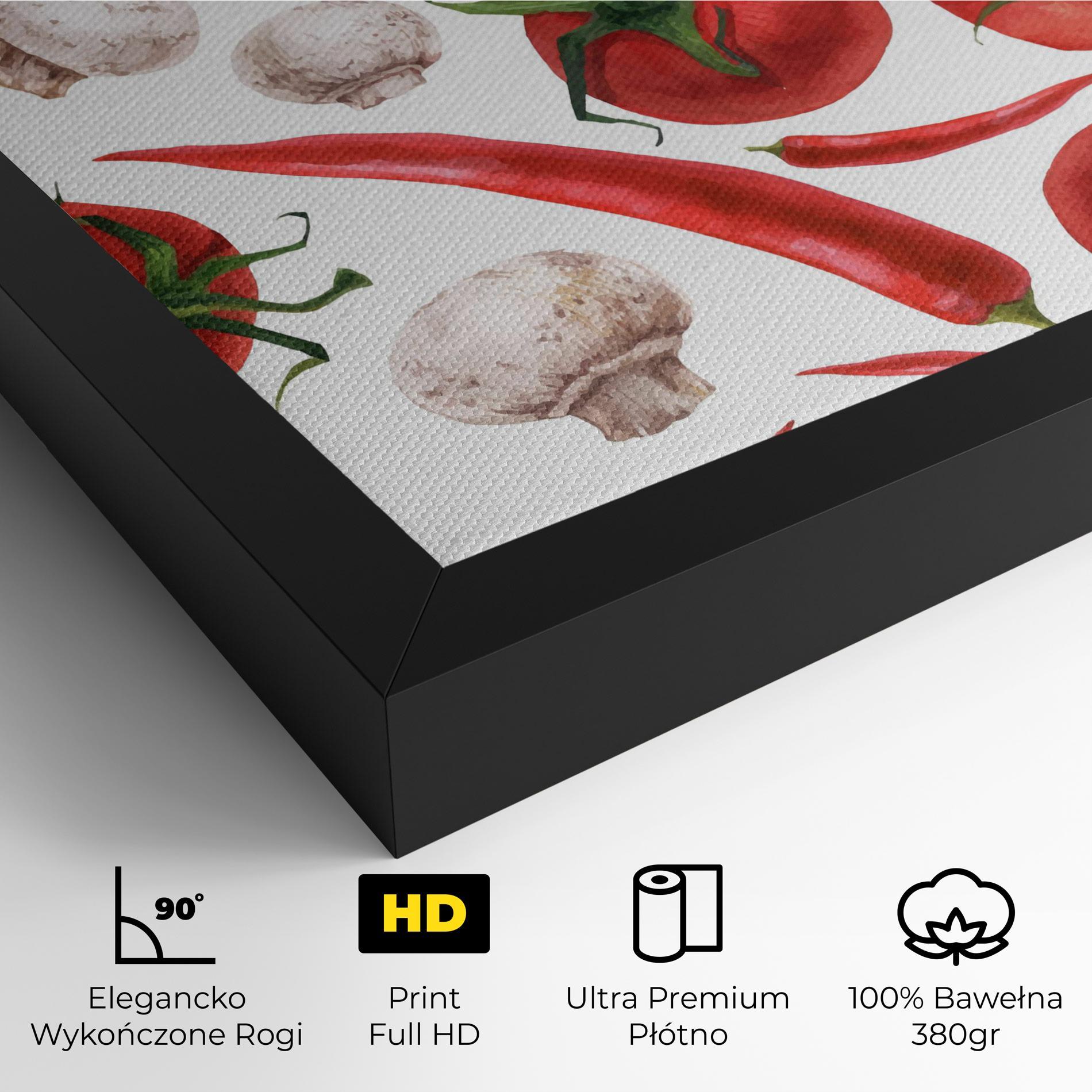 Obraz na Płótnie Floating Tomato mockup 4