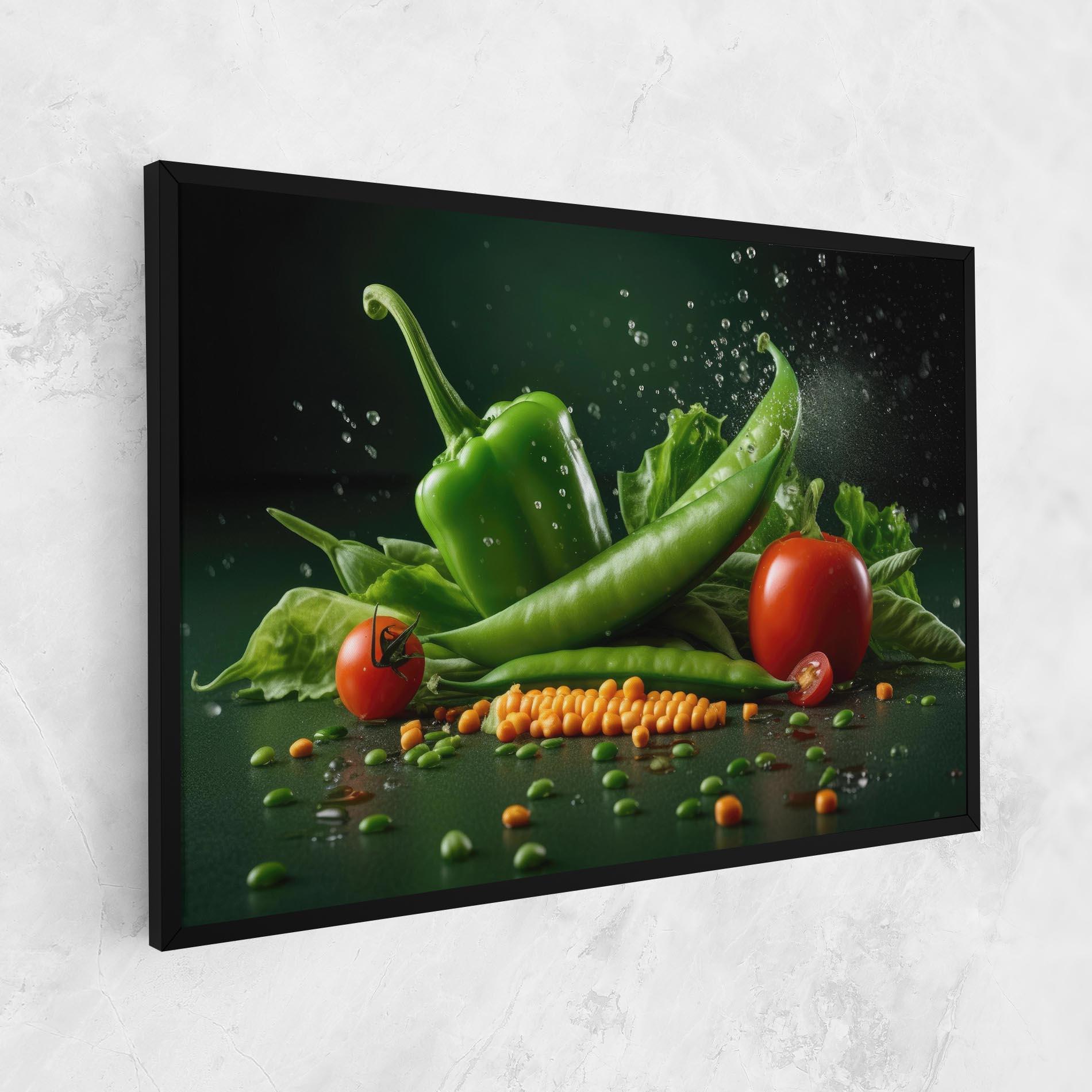 Obraz na Płótnie Fresh Vegetables mockup 1