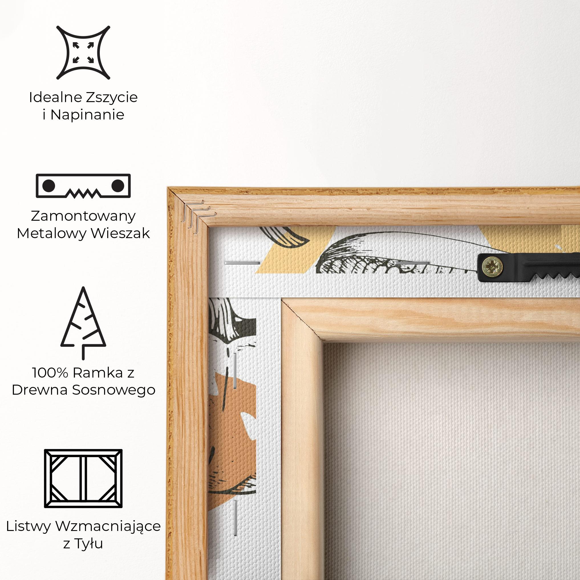 Obraz na Płótnie Cream Vegetables Art mockup 5