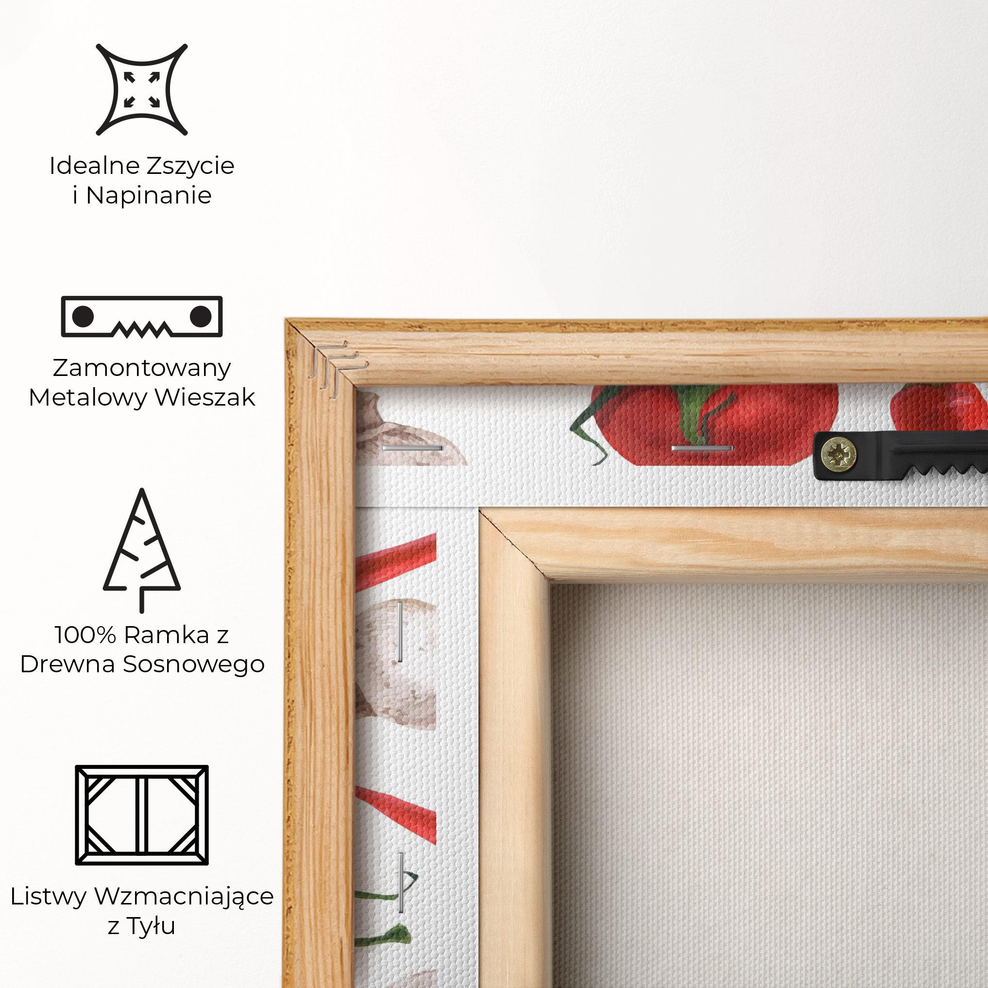 Obraz na Płótnie Floating Tomato mockup 5