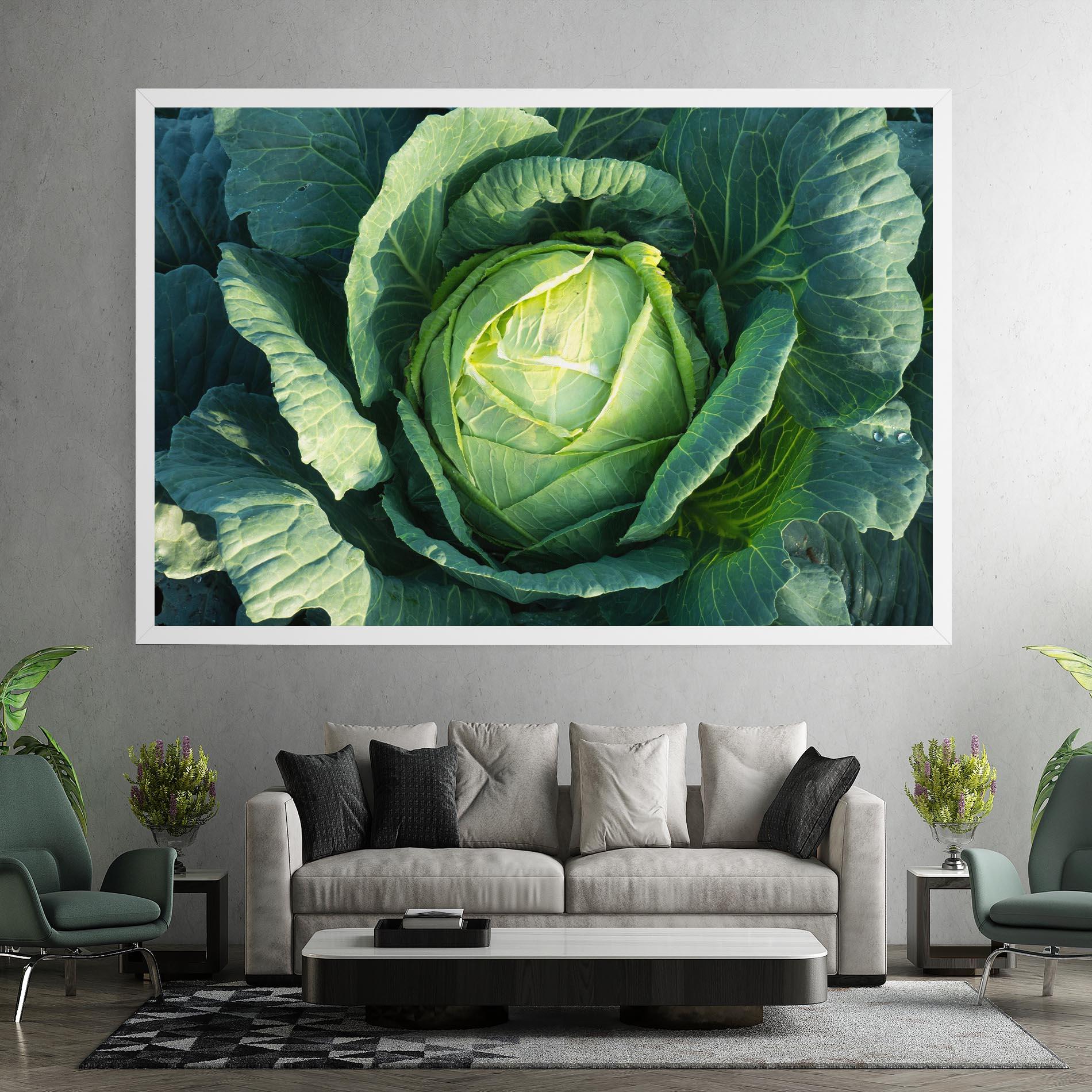 Obraz na Płótnie Green Lettuce mockup 7