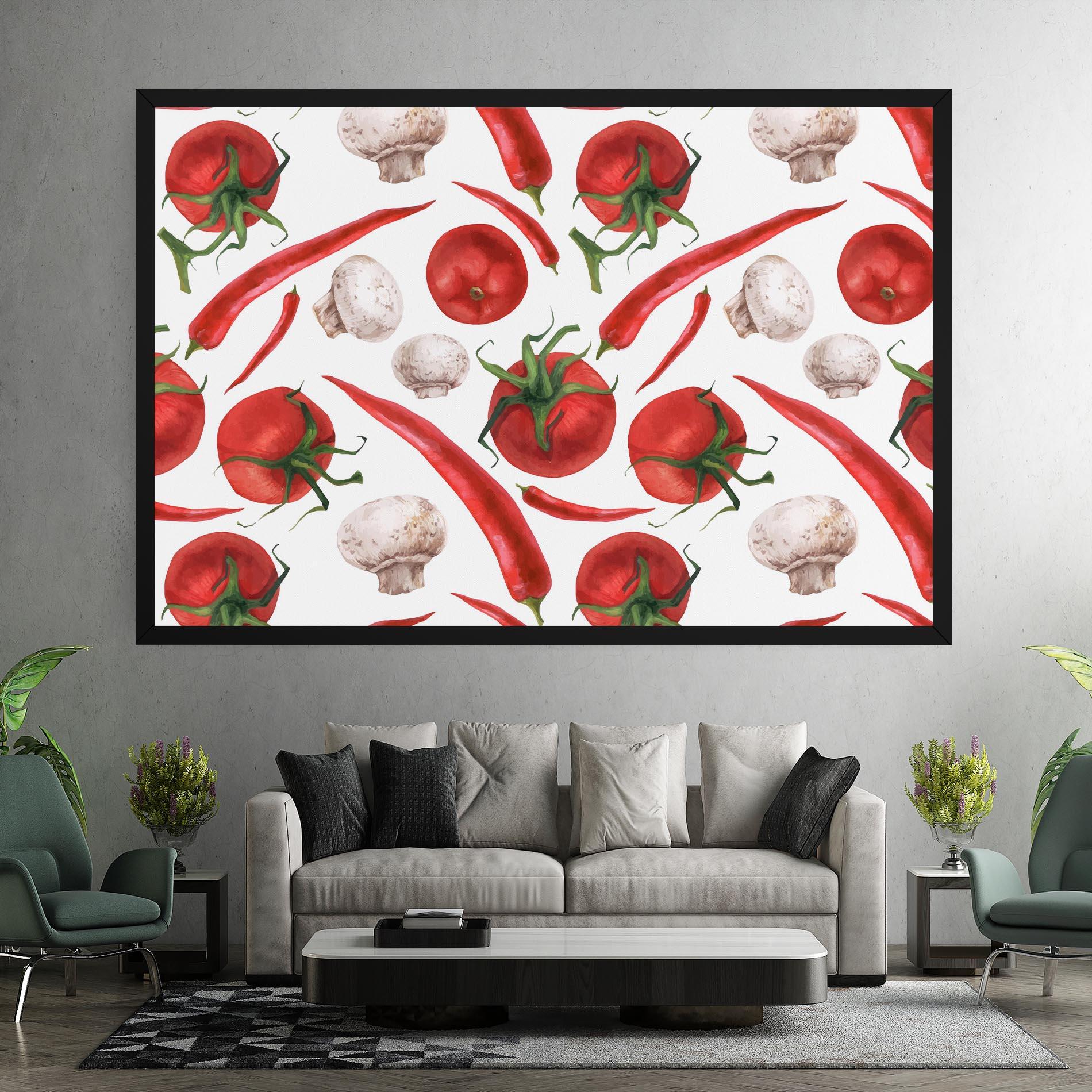 Obraz na Płótnie Floating Tomato mockup 7