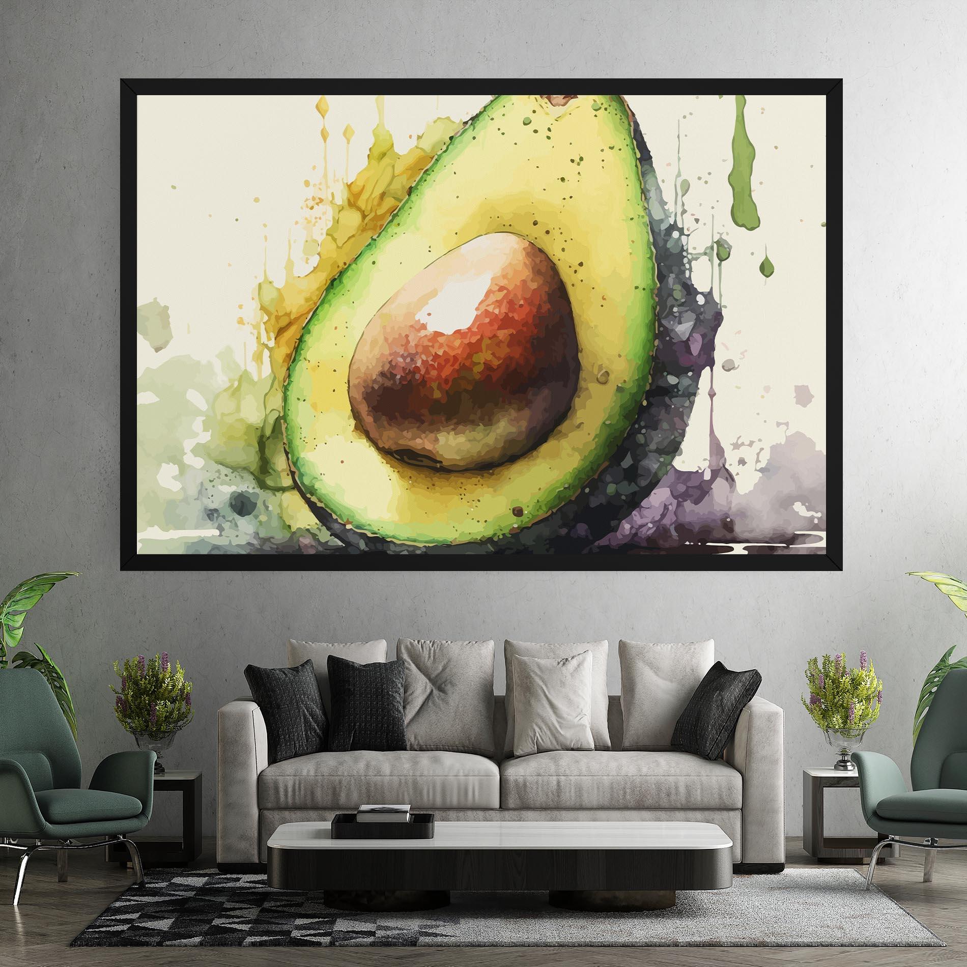 Obraz na Płótnie Green Avocado Art mockup 7