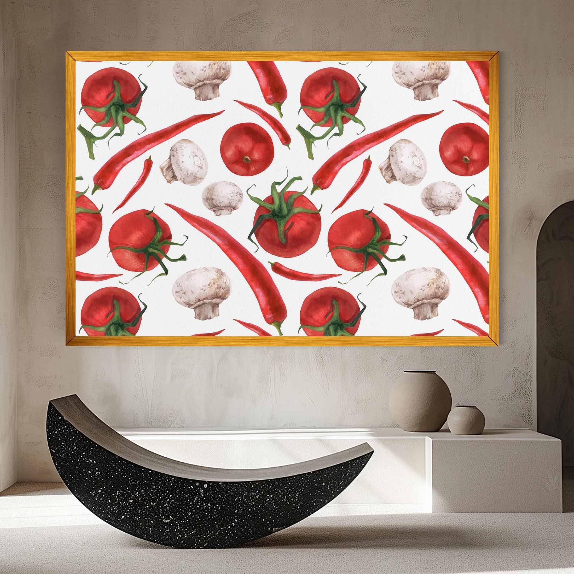 Obraz na Płótnie Floating Tomato mockup 8