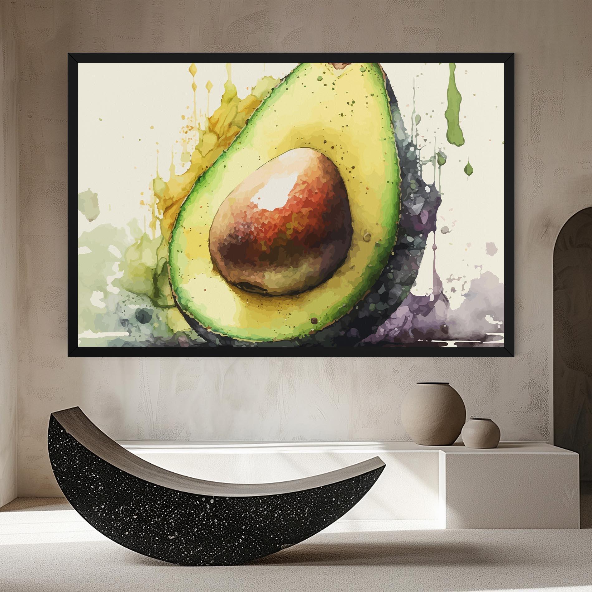 Obraz na Płótnie Green Avocado Art mockup 8