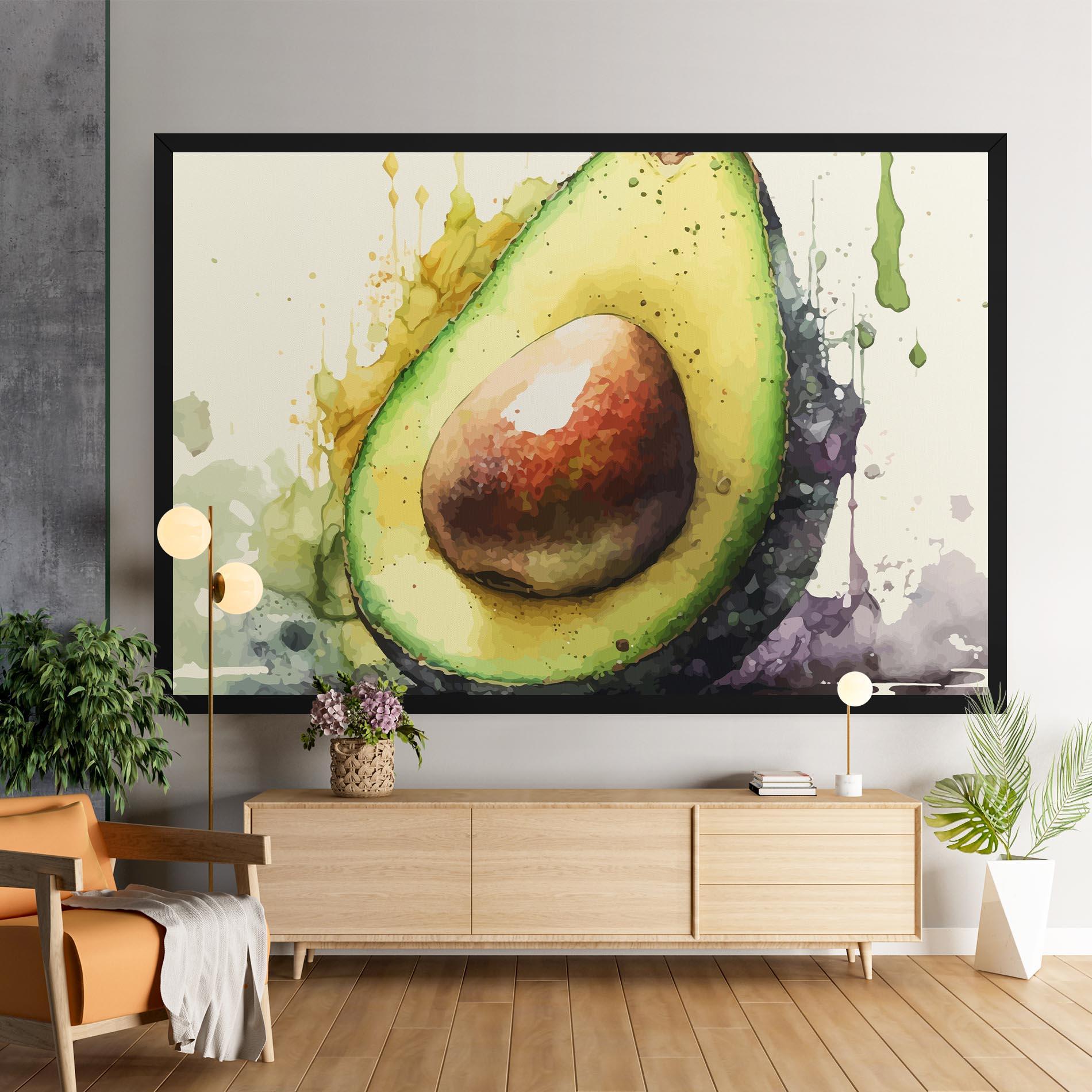 Obraz na Płótnie Green Avocado Art mockup 9