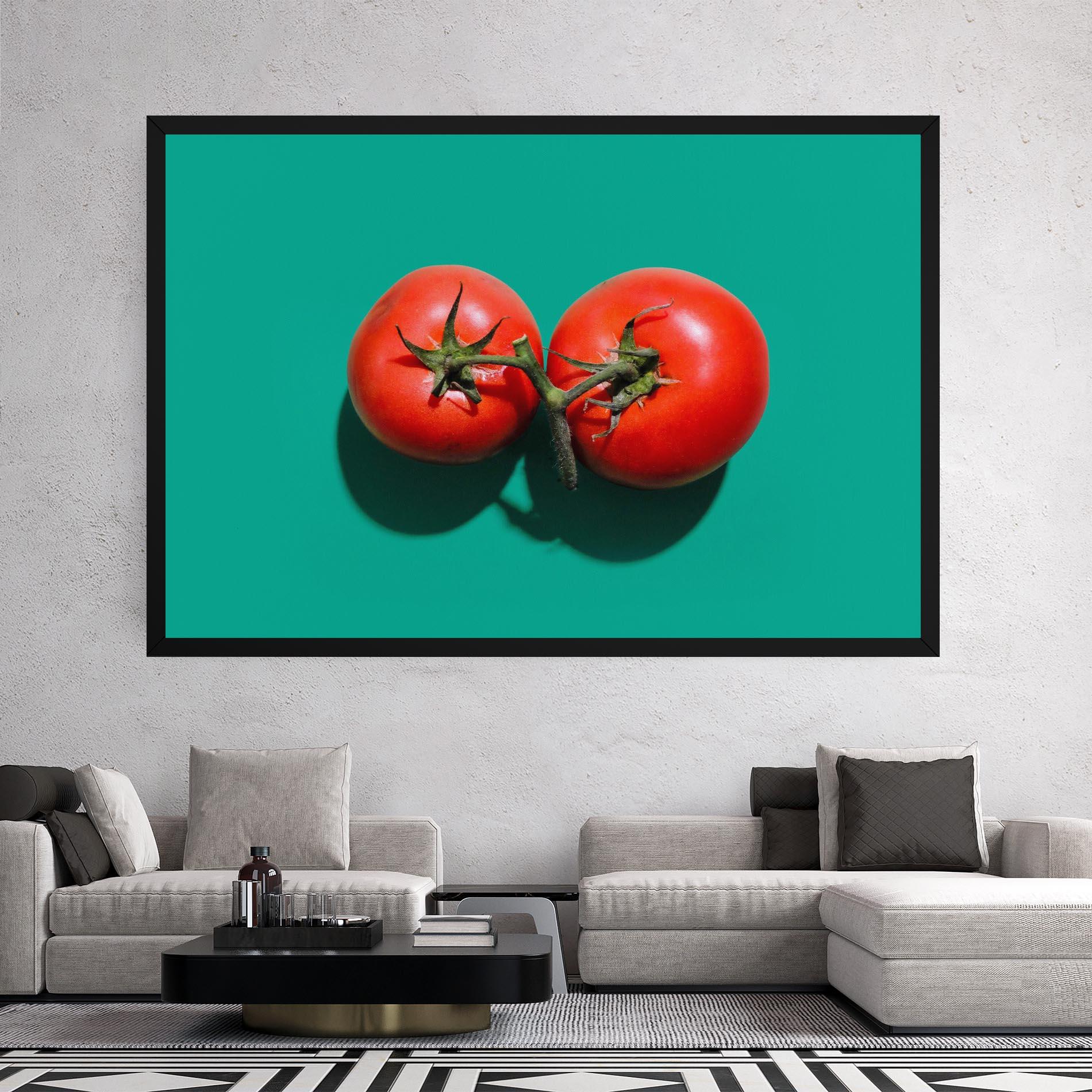 Obraz na Płótnie Clean Tomato mockup 2