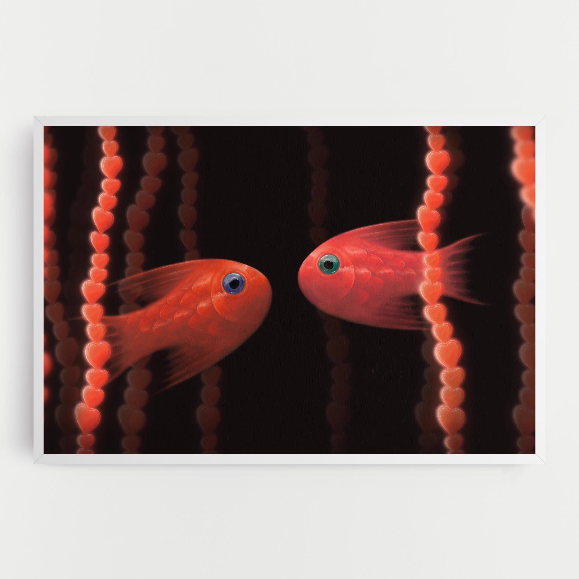 Orange Fish Heart mockup 0