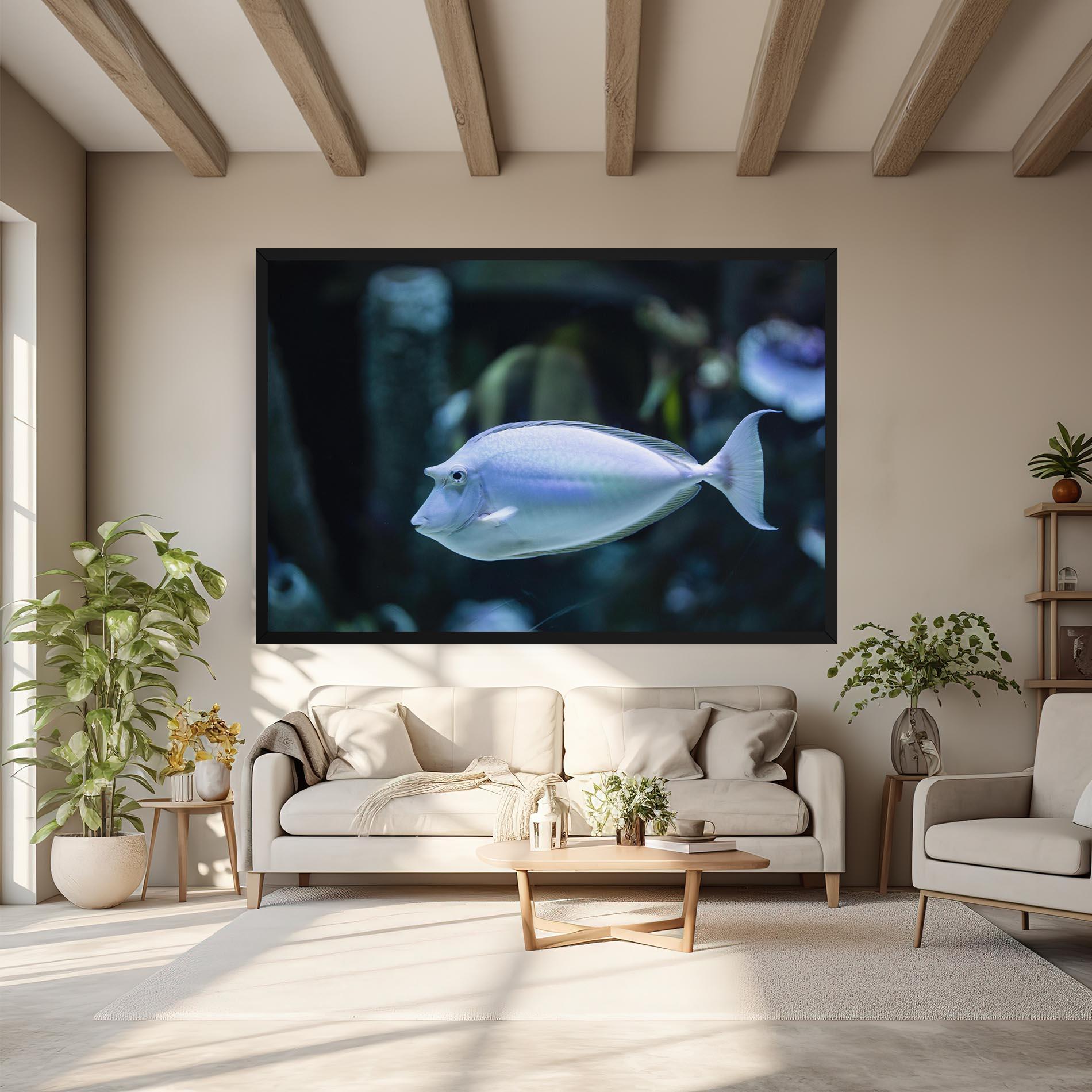 Obraz na Płótnie Funny Face Fish mockup 6