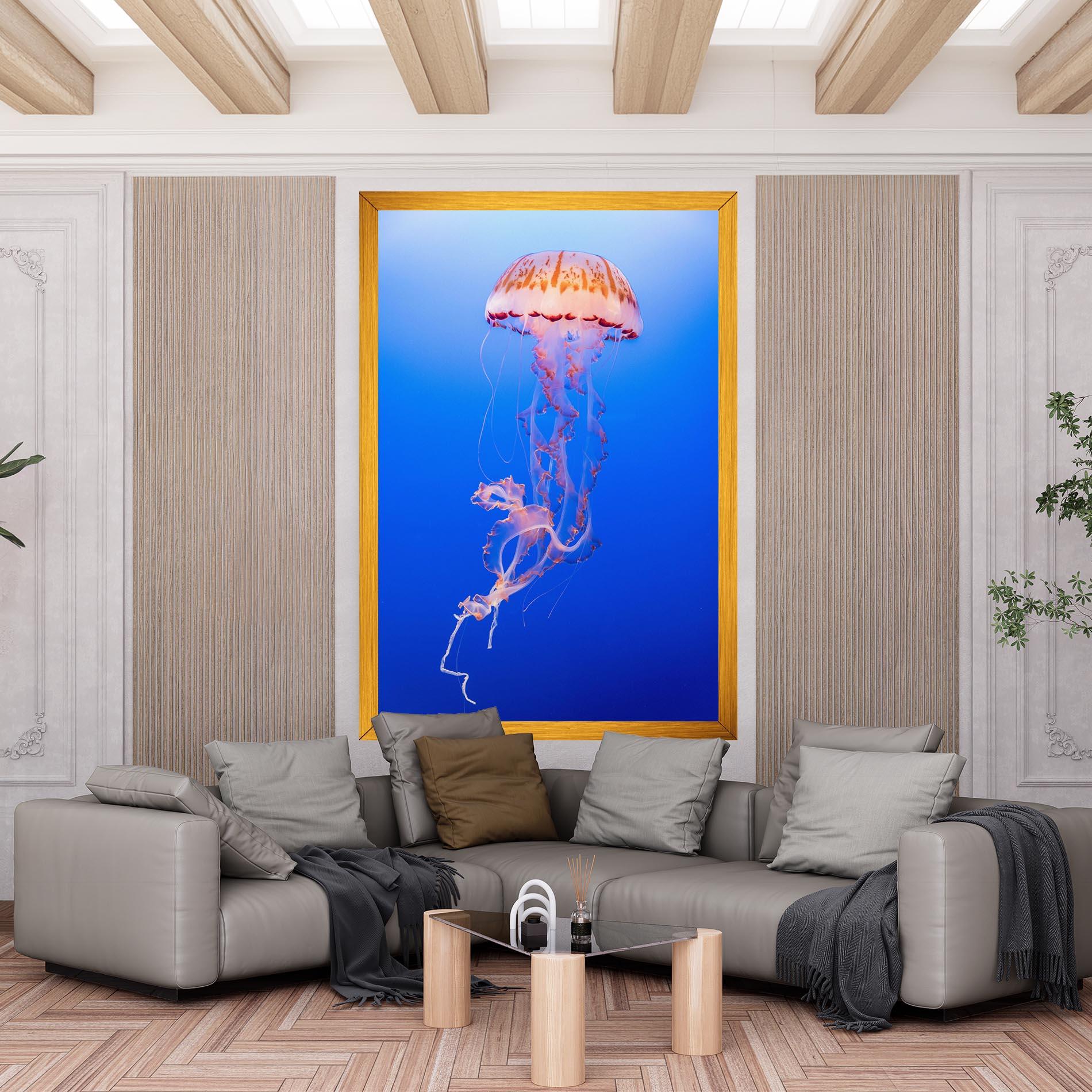 Obraz na Płótnie Pretty White Jellyfish mockup 6