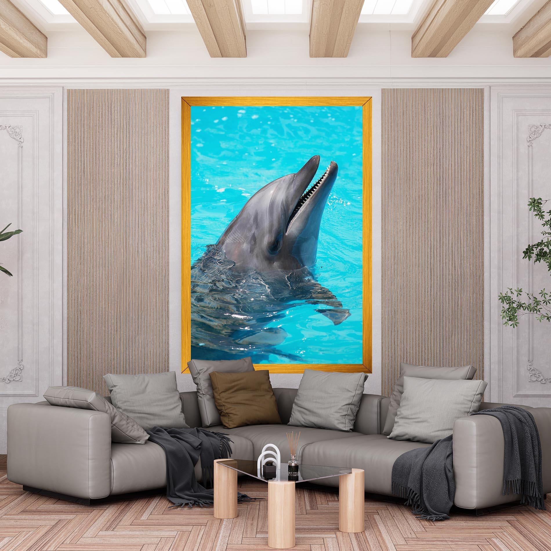 Obraz na Płótnie Trained Dolphin mockup 6