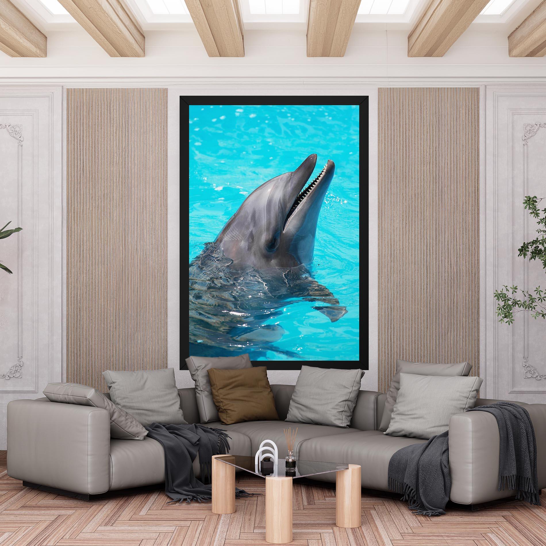 Obraz na Płótnie Trained Dolphin mockup 6