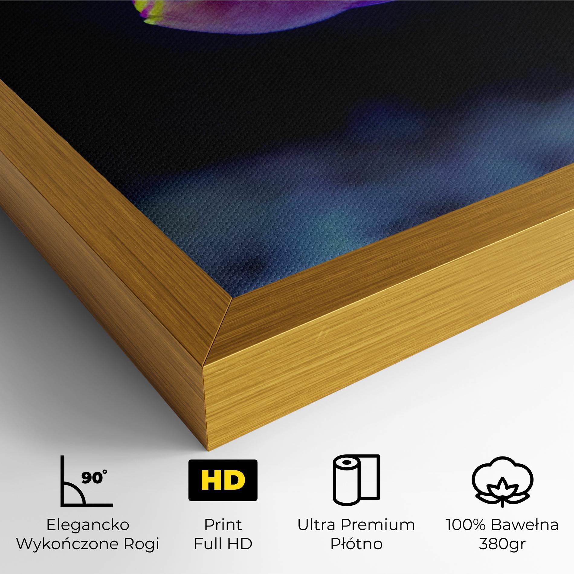 Obraz na Płótnie Angry Pink Fish mockup 4