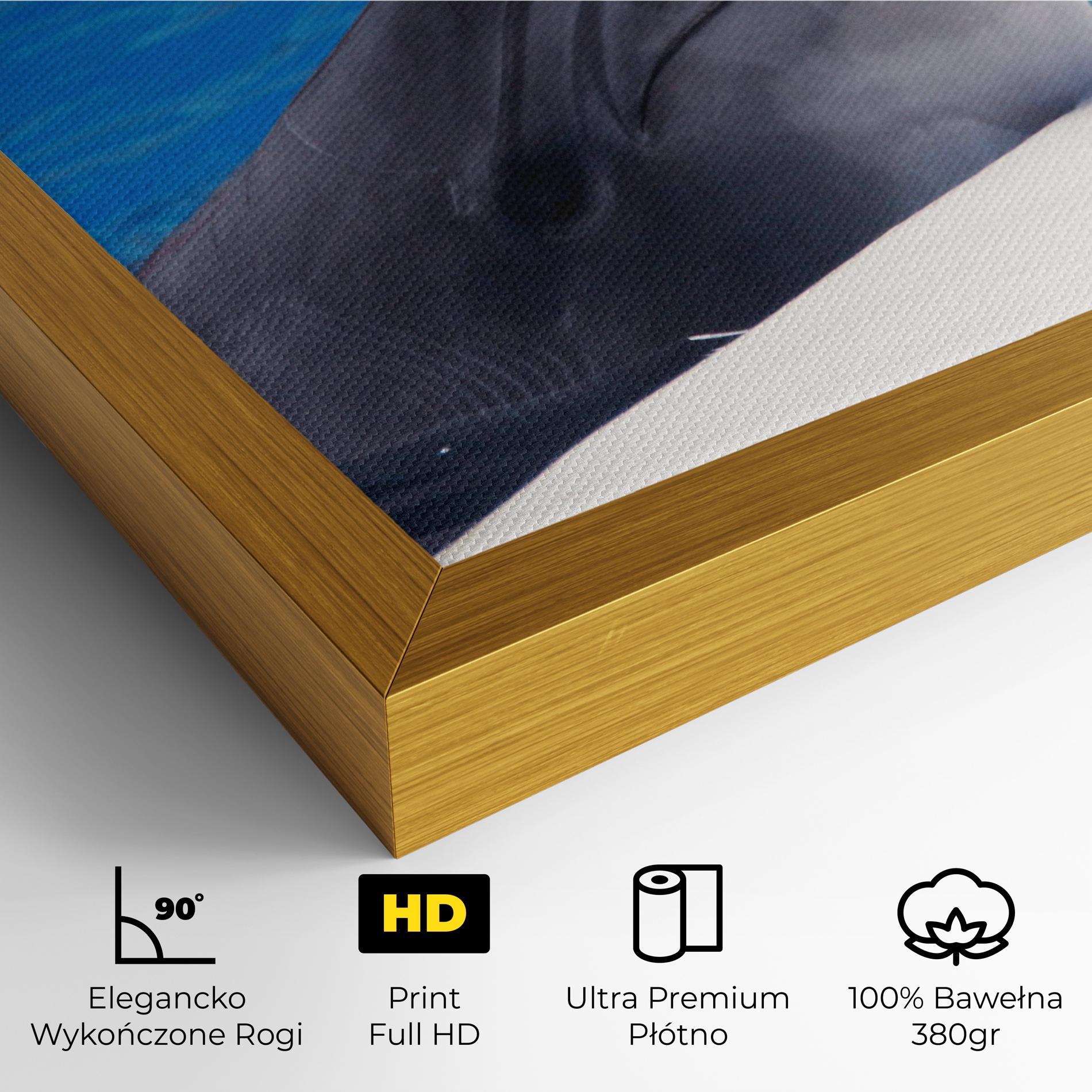 Obraz na Płótnie Cute Dolphin mockup 4