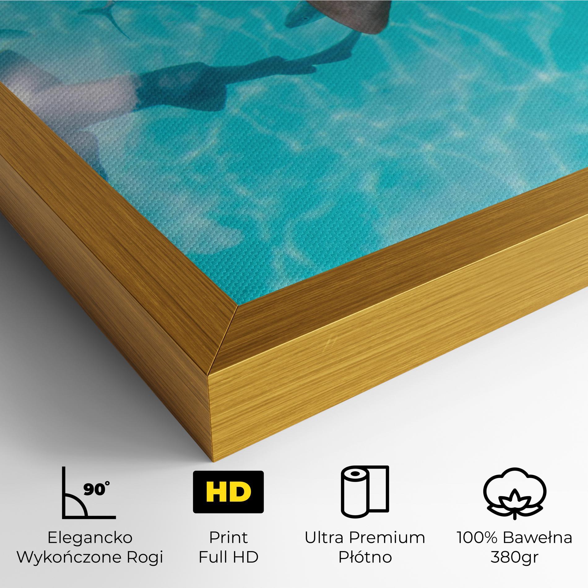 Obraz na Płótnie Pretty Shark mockup 4