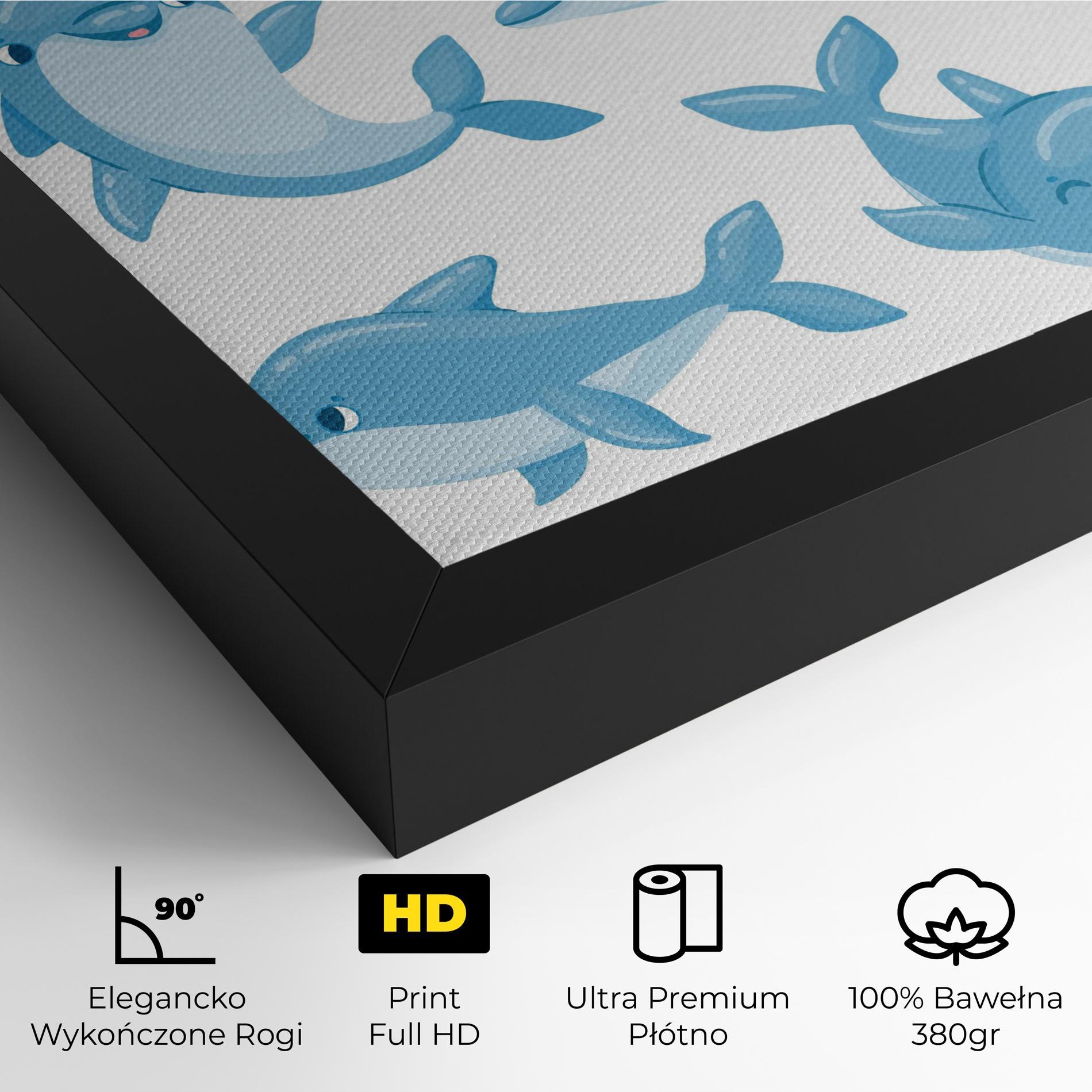 Obraz na Płótnie Dolphin mockup 4