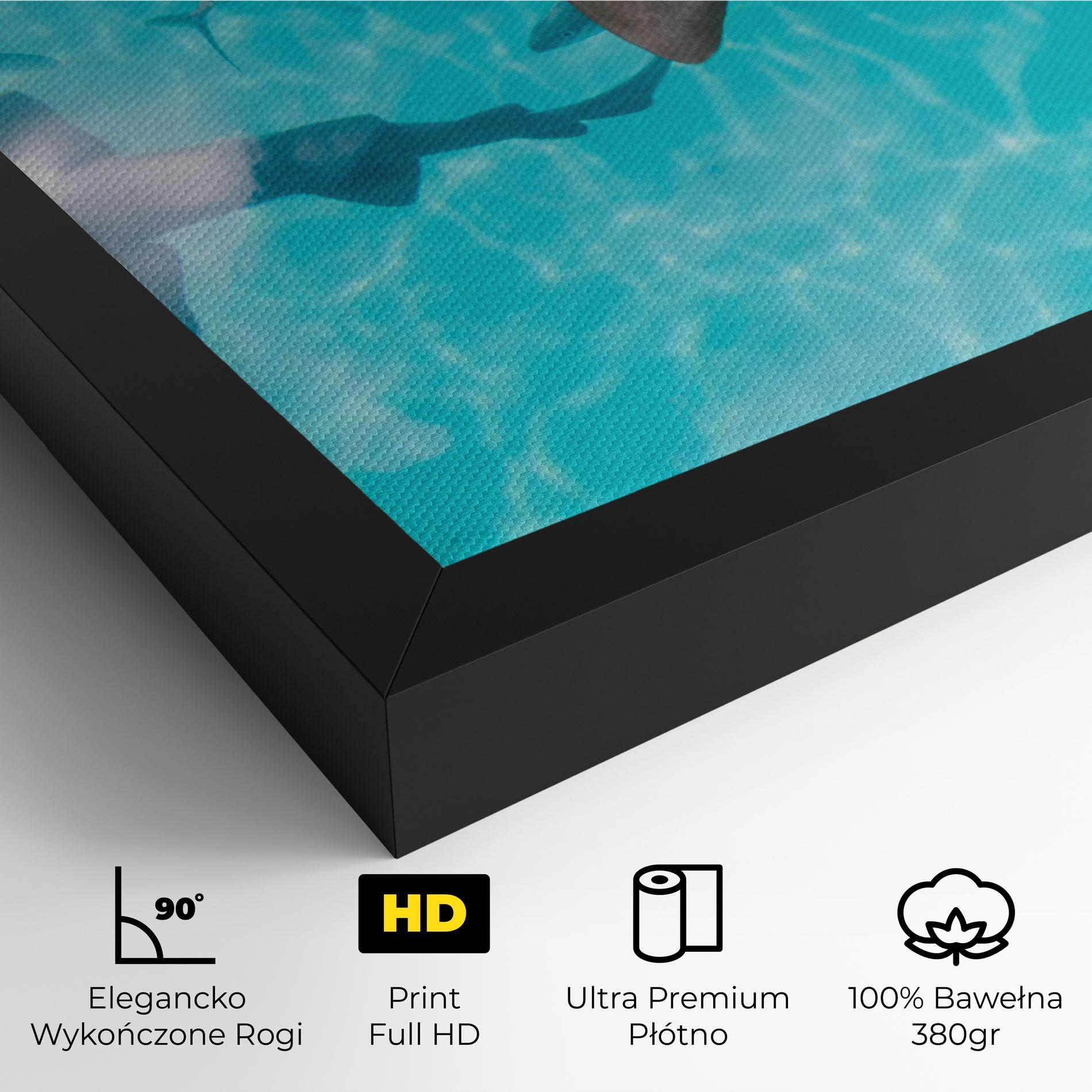 Obraz na Płótnie Pretty Shark mockup 4