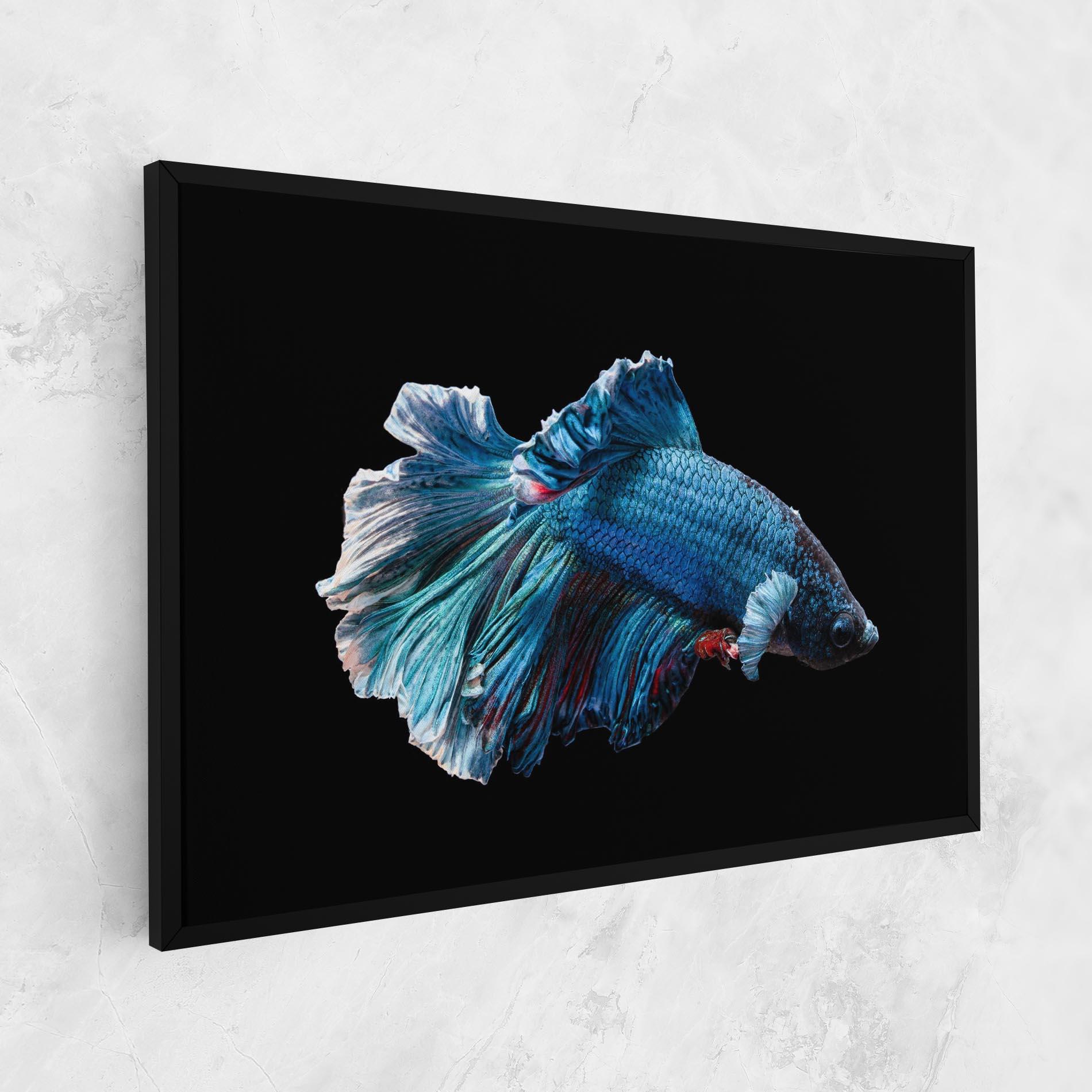 Obraz na Płótnie Blue Betta mockup 1