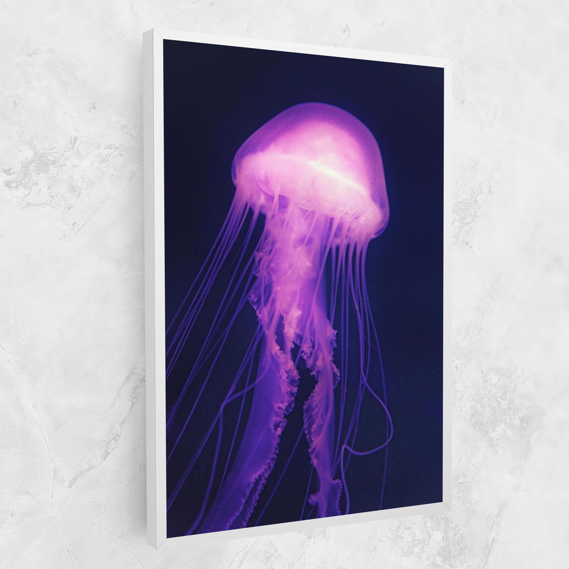 Obraz na Płótnie Light Purple Jellyfish mockup 1