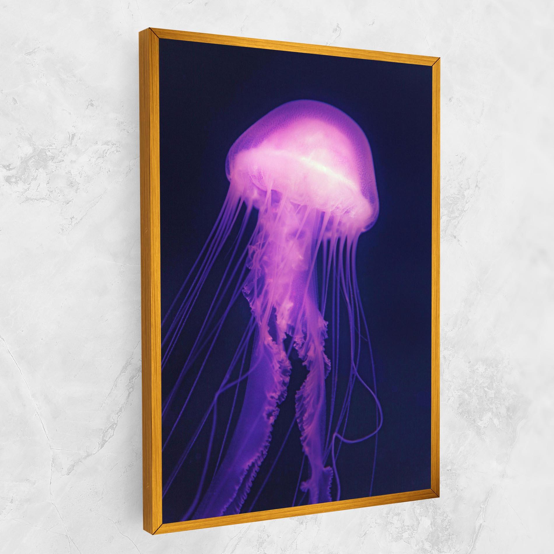Obraz na Płótnie Light Purple Jellyfish mockup 1