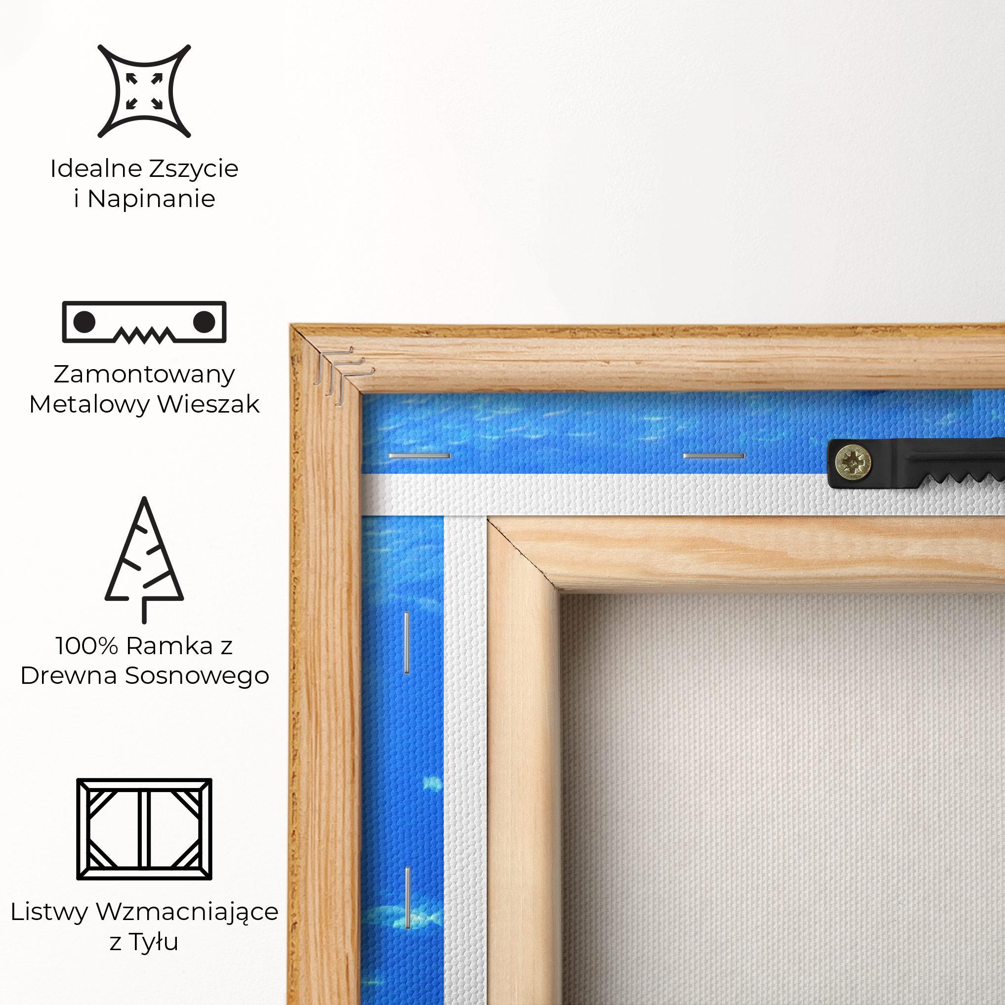 Obraz na Płótnie Aquarium Girl mockup 5